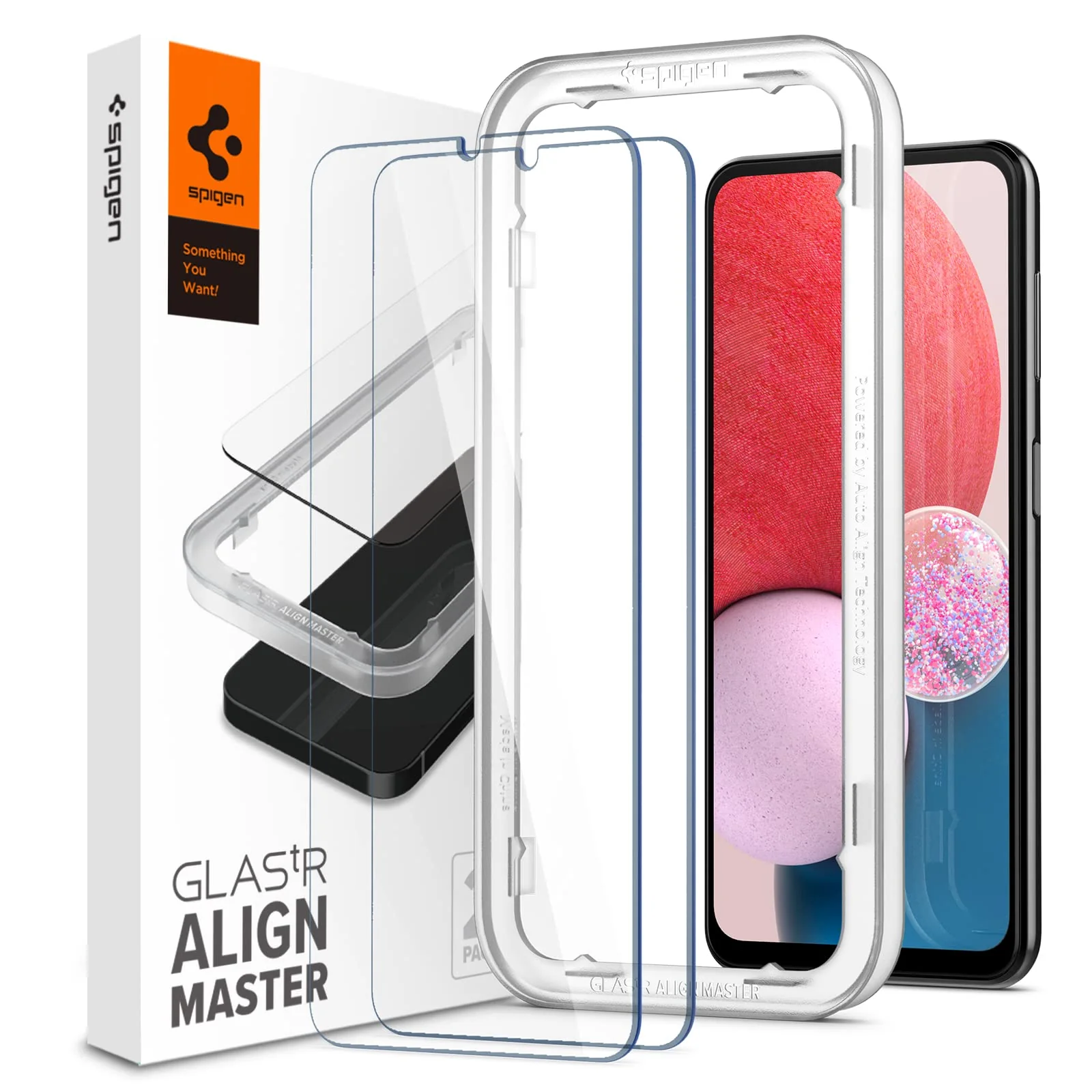 AlignMaster Tempered Glass for Galaxy A13 LTE - 2 Pack