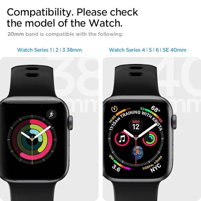 Apple Watch All Series (40mm/38mm) Watch Band Silicone Fit - Image 24