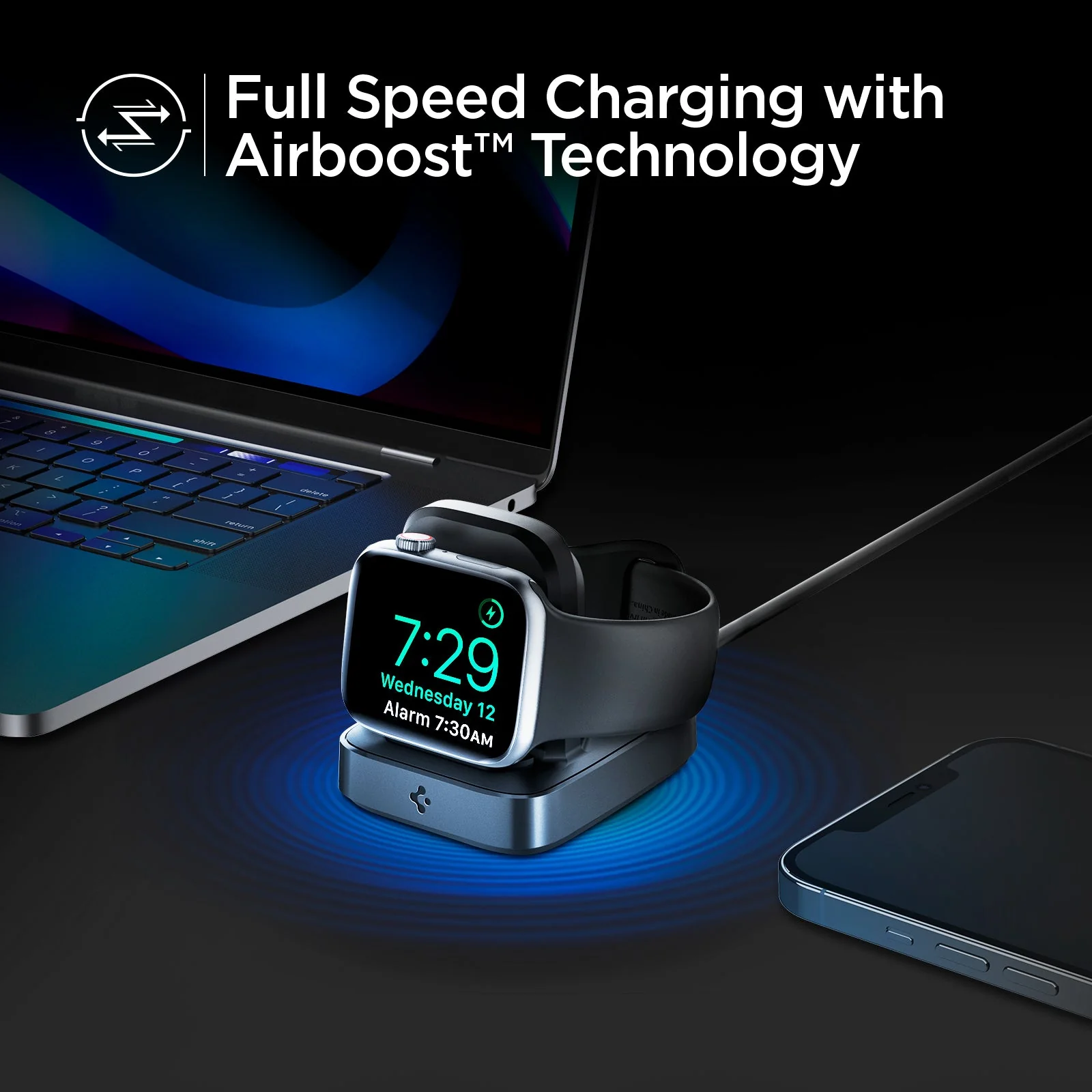 ArcField Apple Watch Stand Wireless Charger | Watch Stand | 2.5W - Image 10