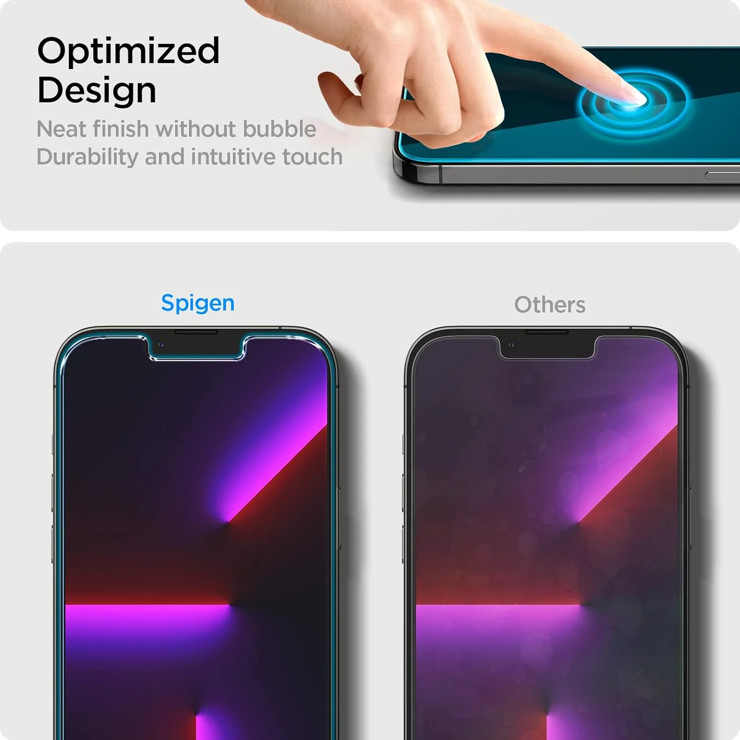Crystal Pack Back Cover Case For iPhone 13 Pro (TPU + Glass | Crystal Clear) - Image 4
