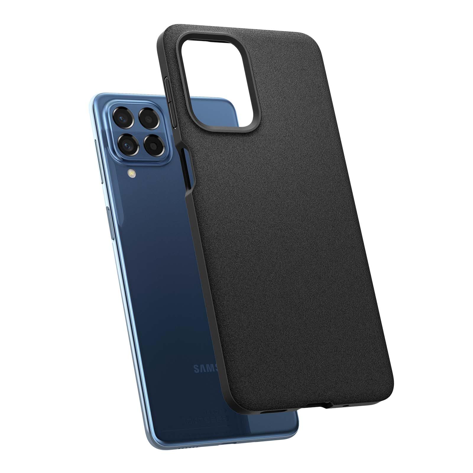 Essentail Sand Blast Back Cover Case Galaxy M53 5G (TPU | Matte Black) - Image 9