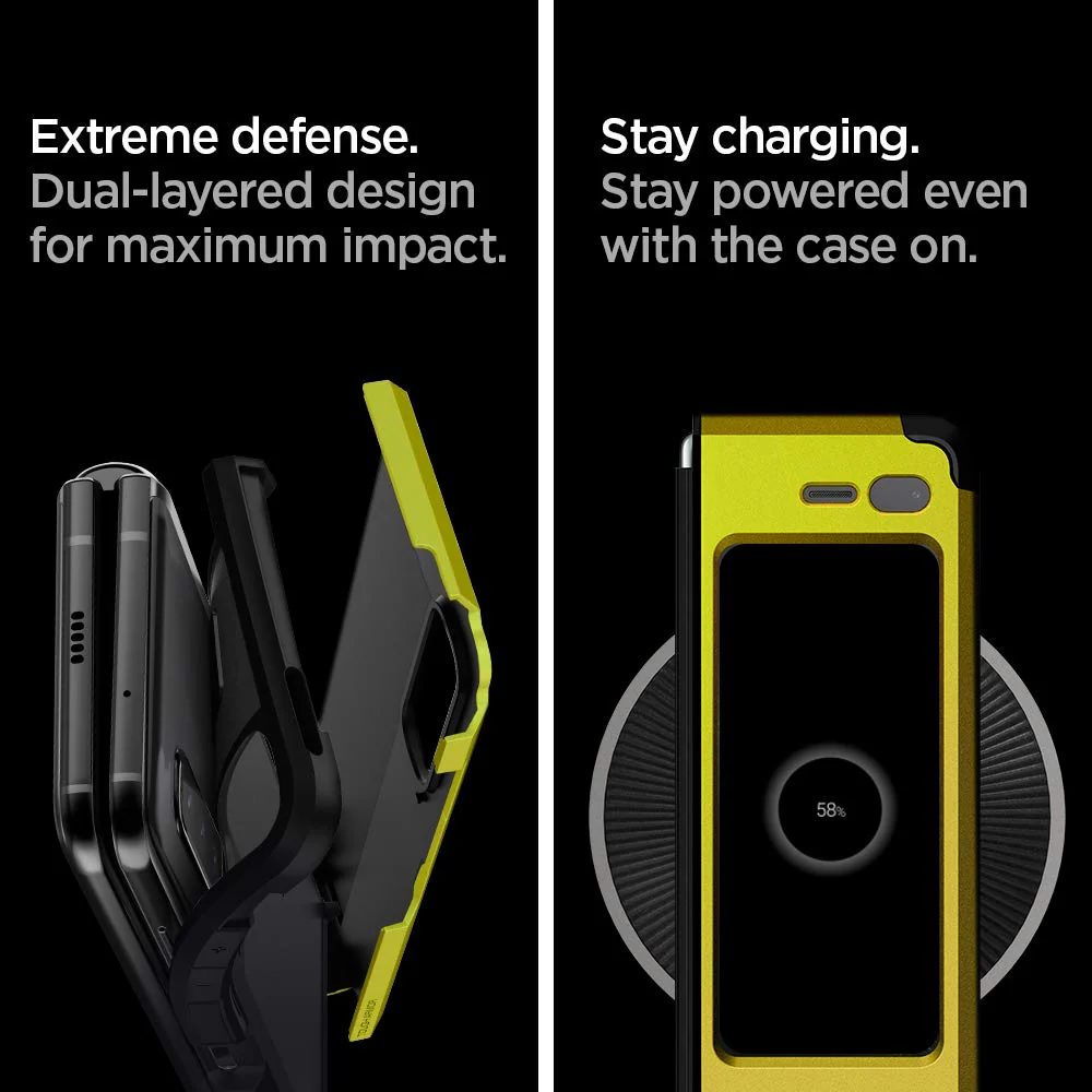 Galaxy Fold  Series - Back Cover Case Tough Armor - Image 12