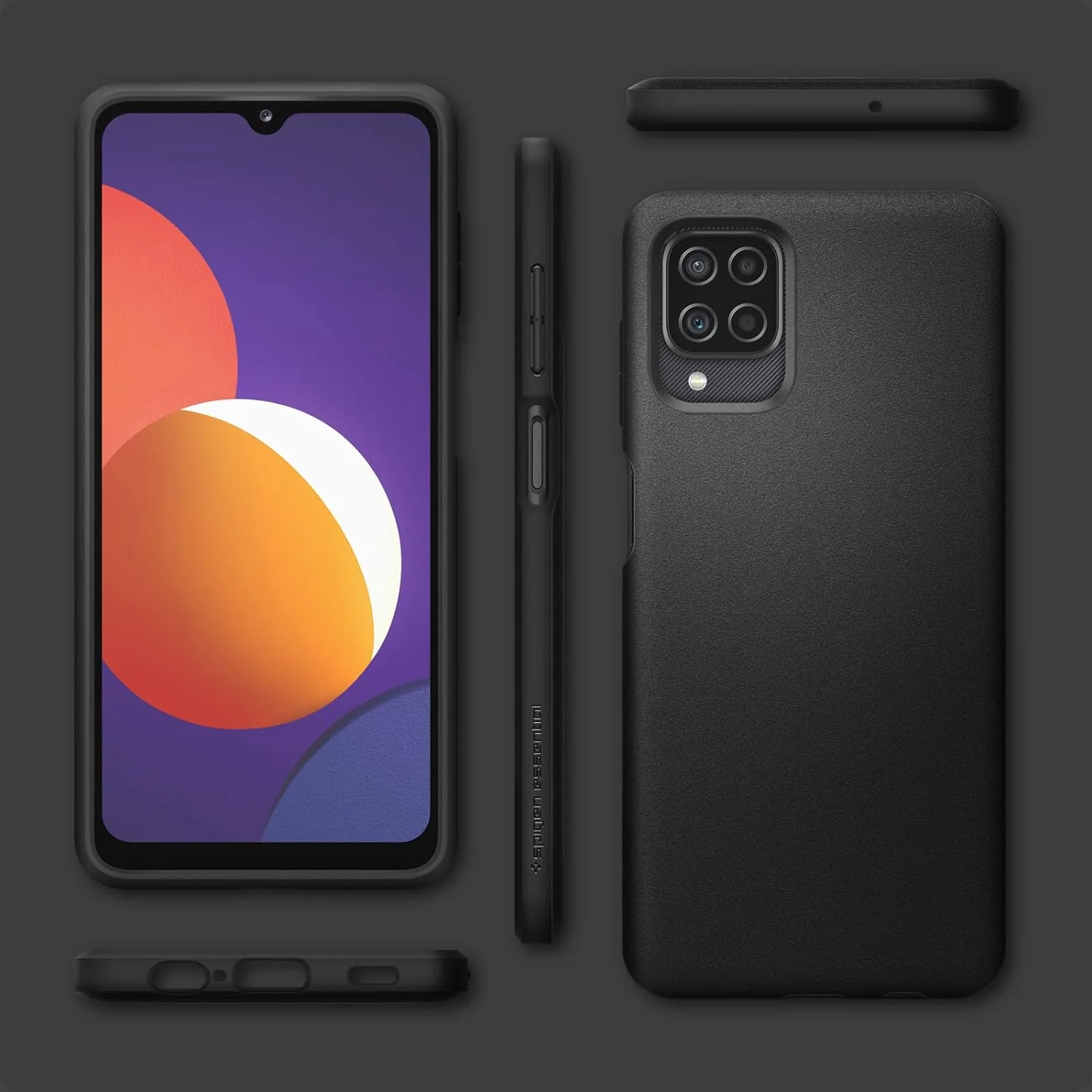 Galaxy M12(IN)/F12/M12 Sand Blast Back Cover Case - Image 5