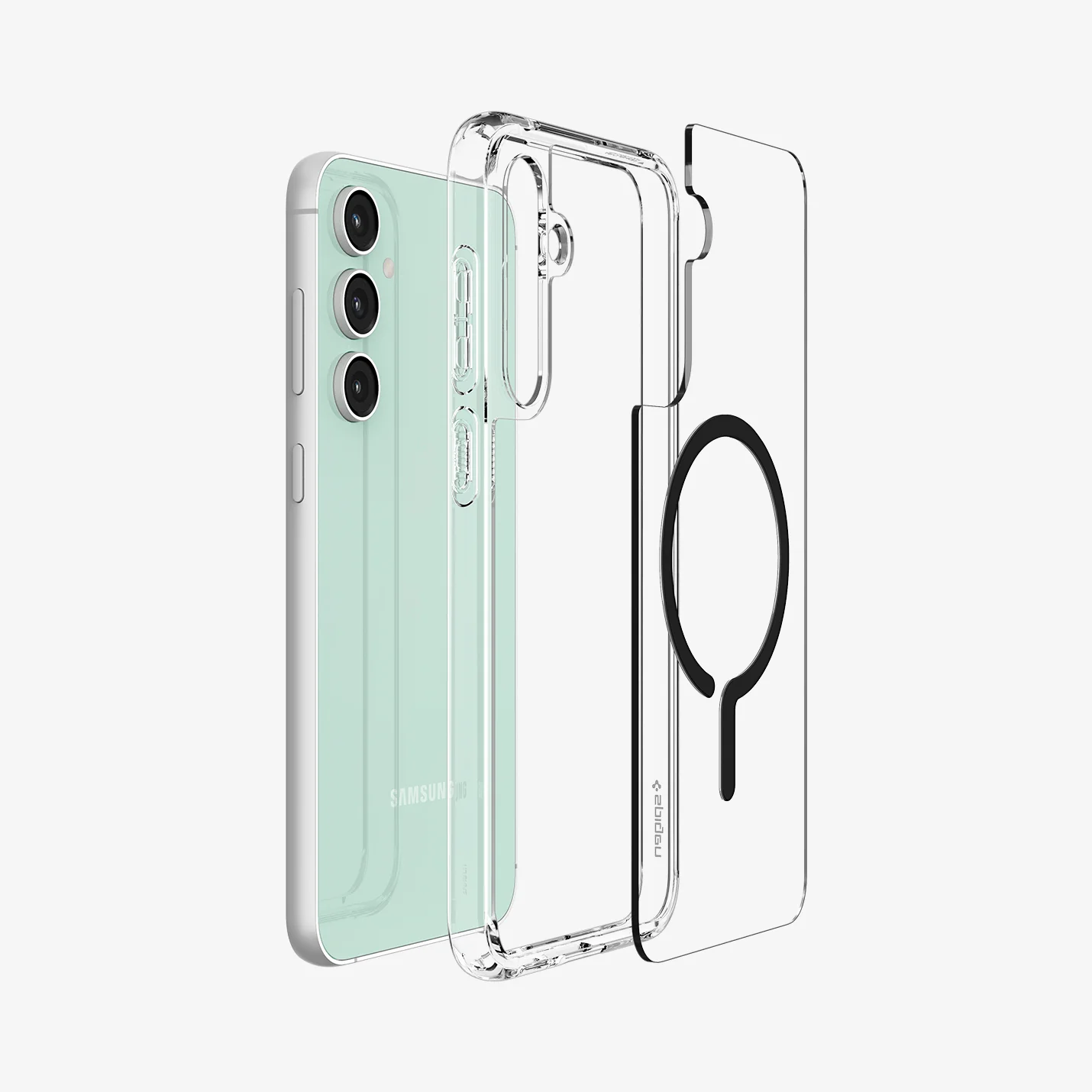 Galaxy S23 Series - (MagFit) Case Ultra Hybrid Metal Ring - Image 4