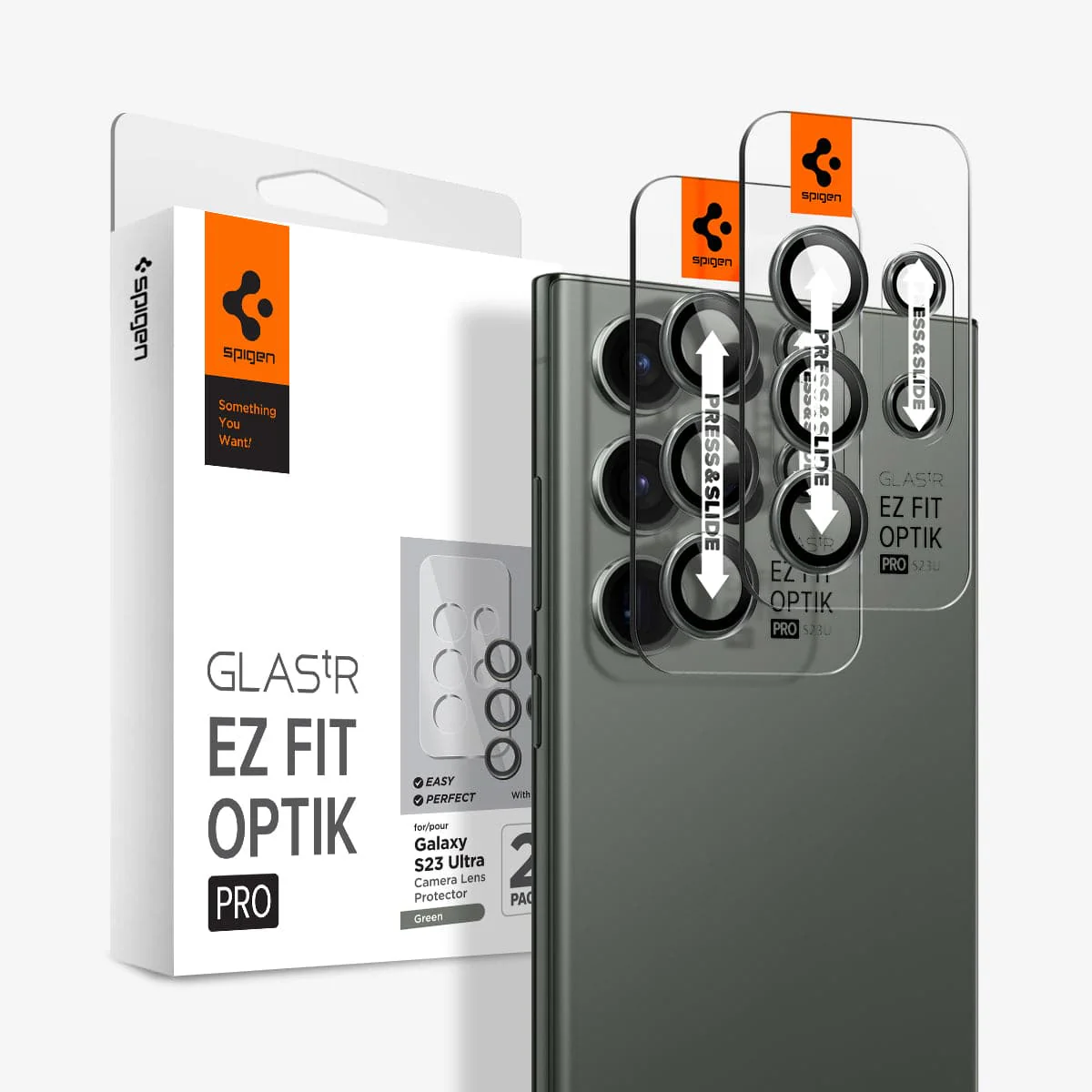 Galaxy S23 Series - Lens Protector Optik Pro EZ Fit(Pack of 2) - Image 4