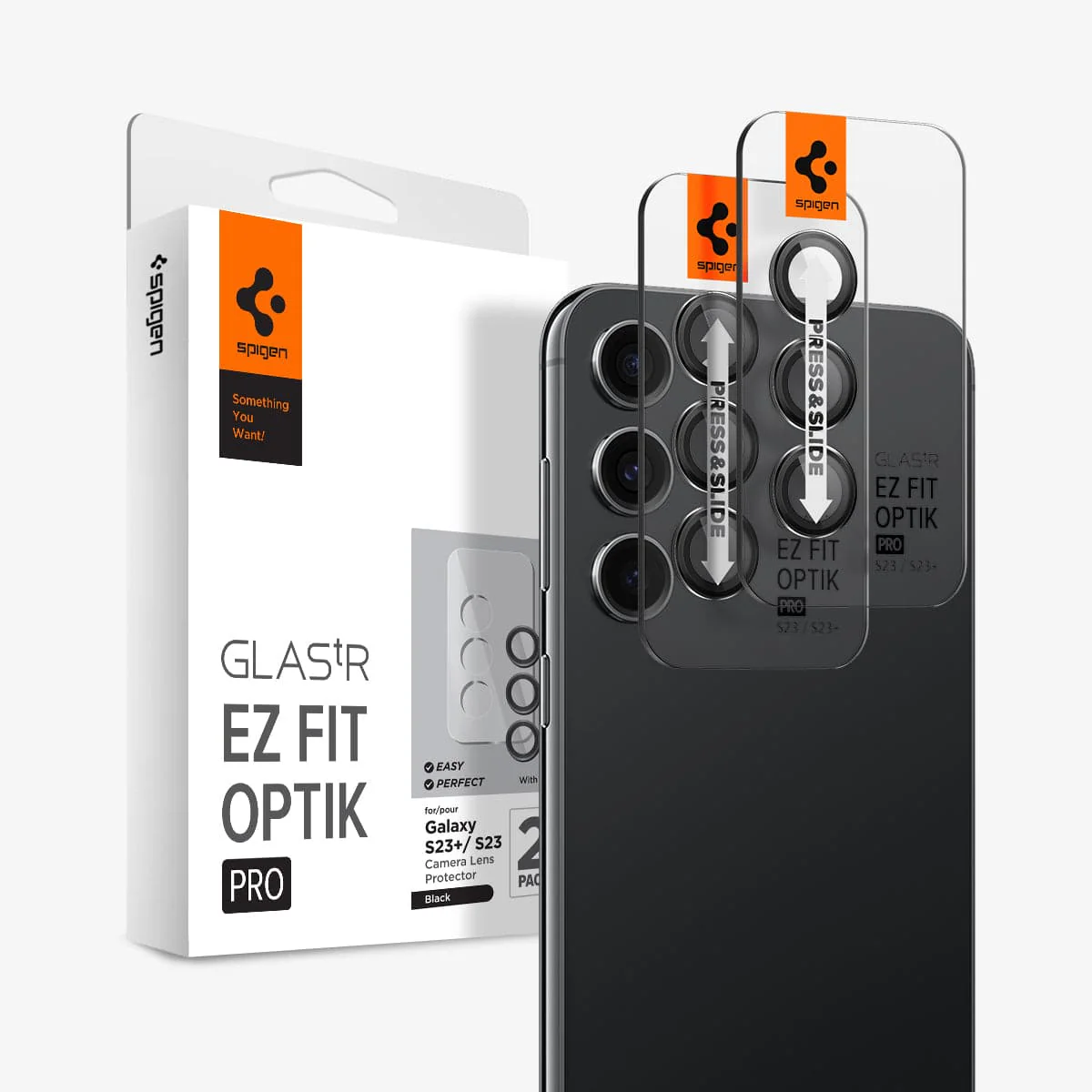 Galaxy S23 Series - Lens Protector Optik Pro EZ Fit(Pack of 2) - Image 5