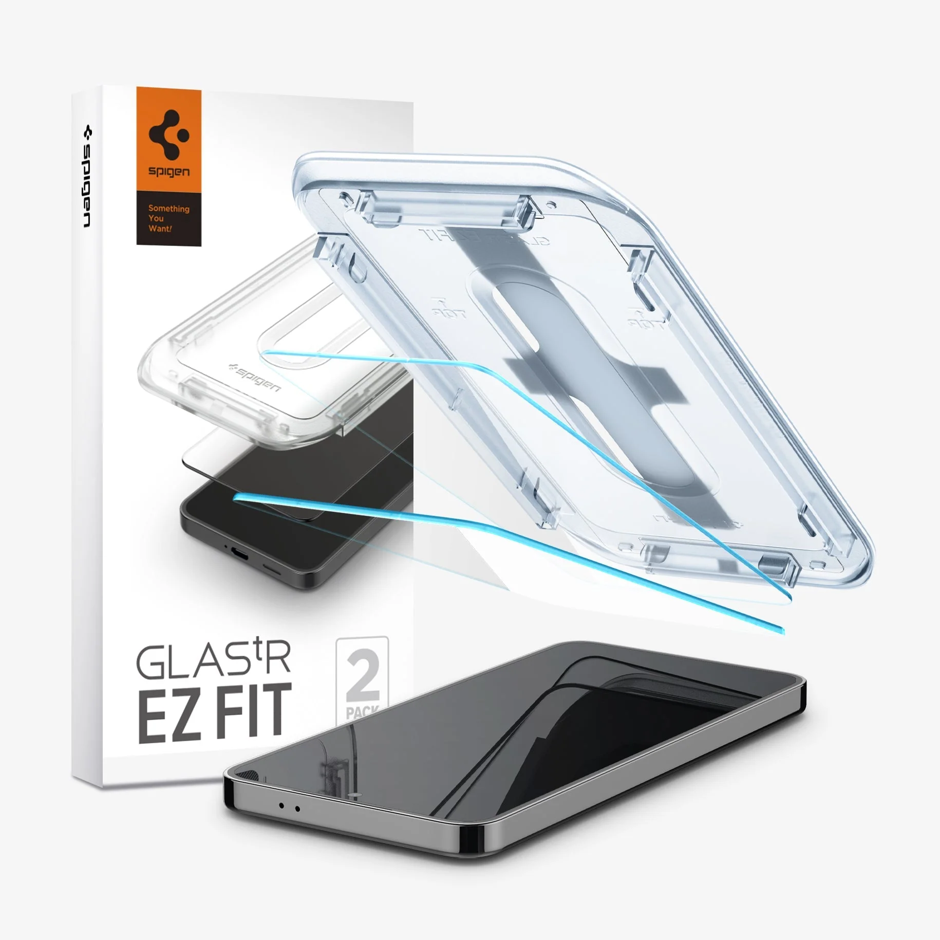 Galaxy S24 Series - Screen Protector Guard GLAS.tR EZ Fit  (Pack of 2) - Image 6