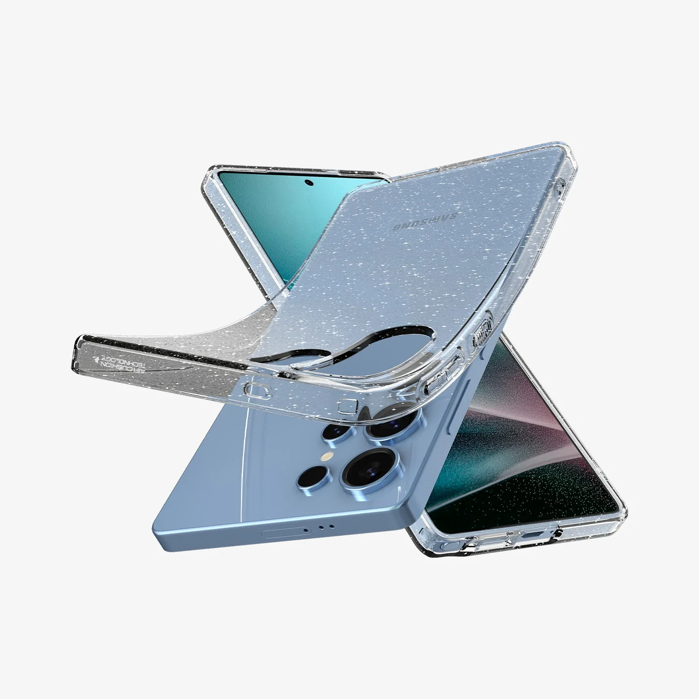 Galaxy S25 Series - Liquid Crystal Glitter Back Case Cover - Image 2