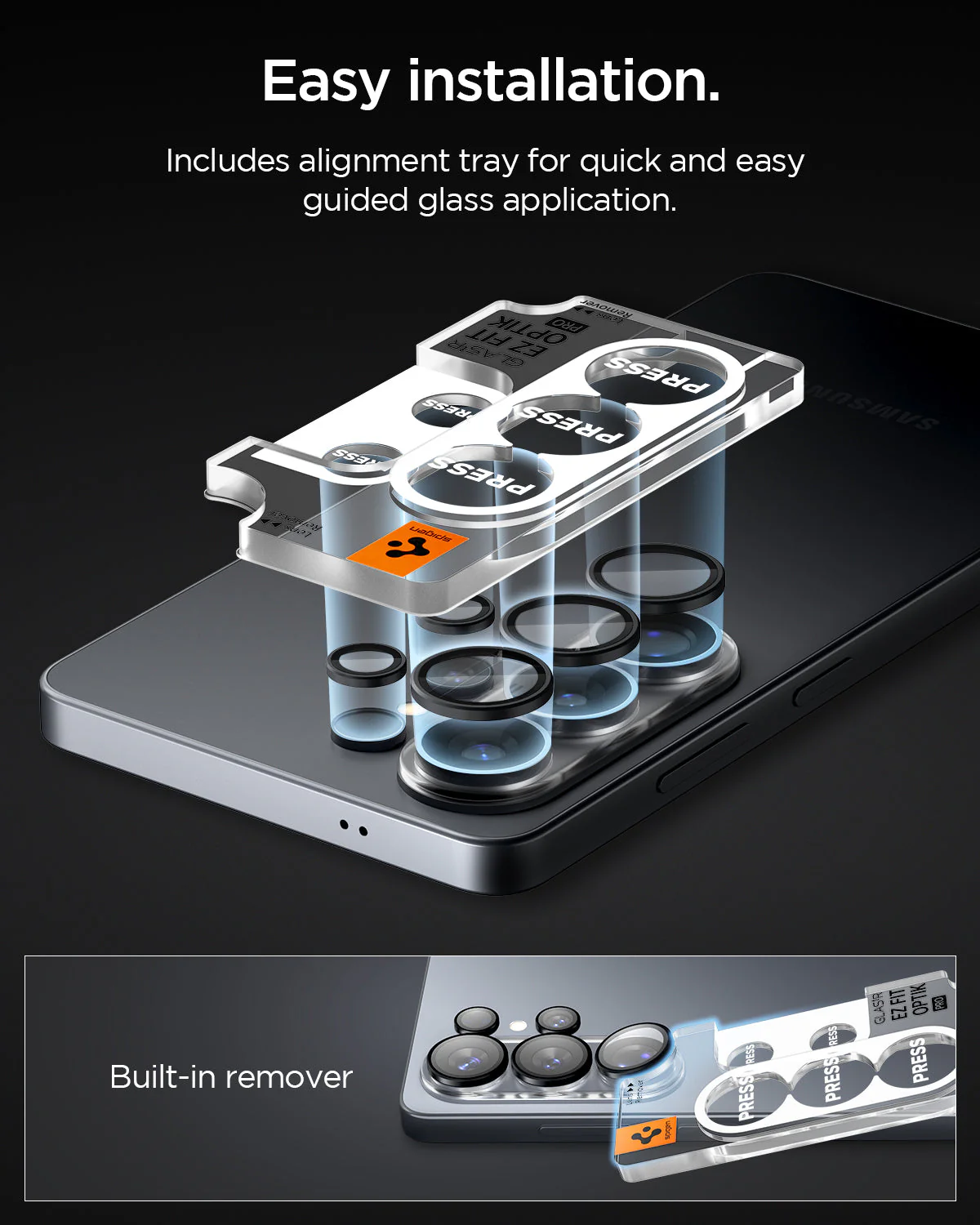 Galaxy S26 Series - Optik EZ Fit Lens Pro Protector - Image 7