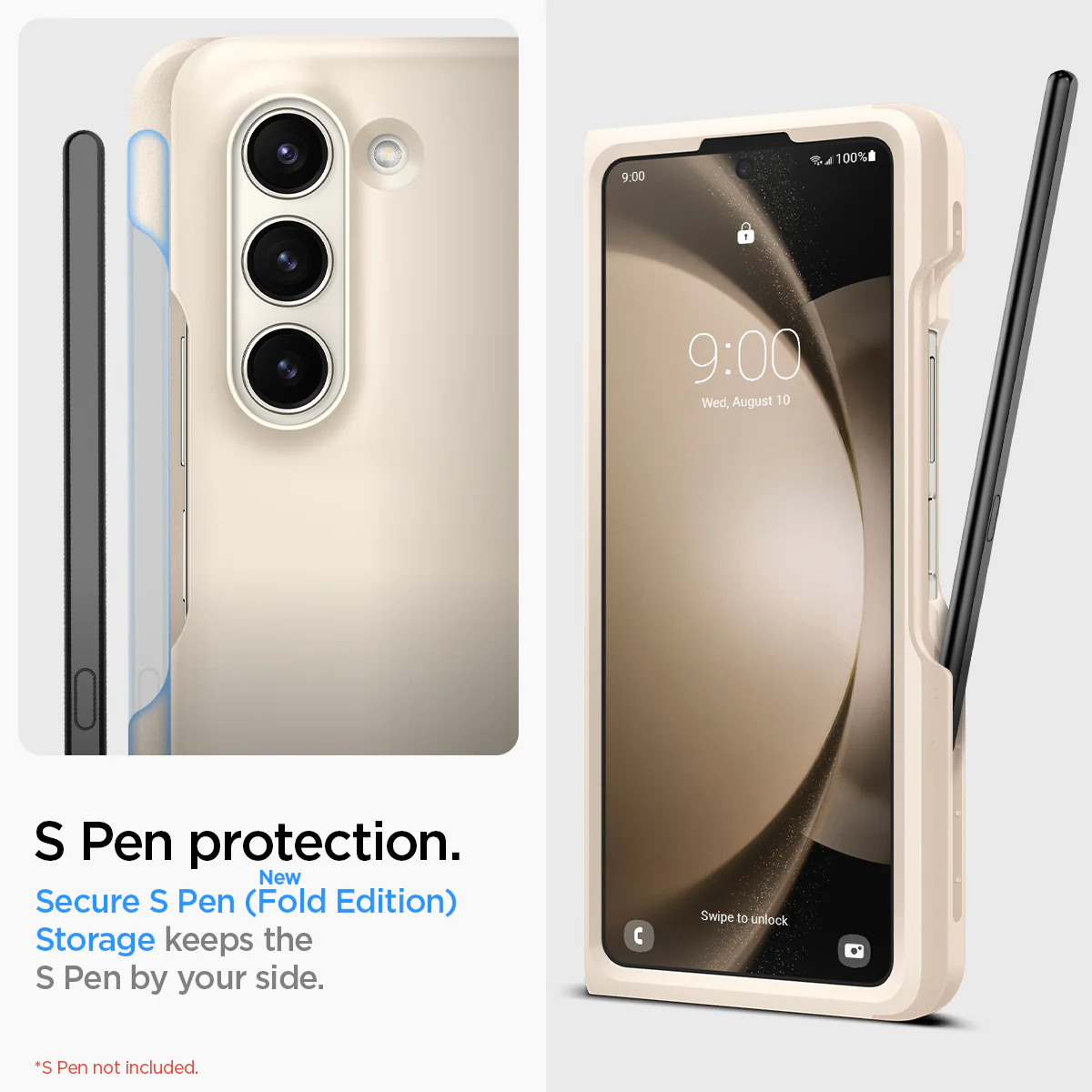 Galaxy Z Fold 5 Series - Back Cover Case Thin Fit P - Image 2