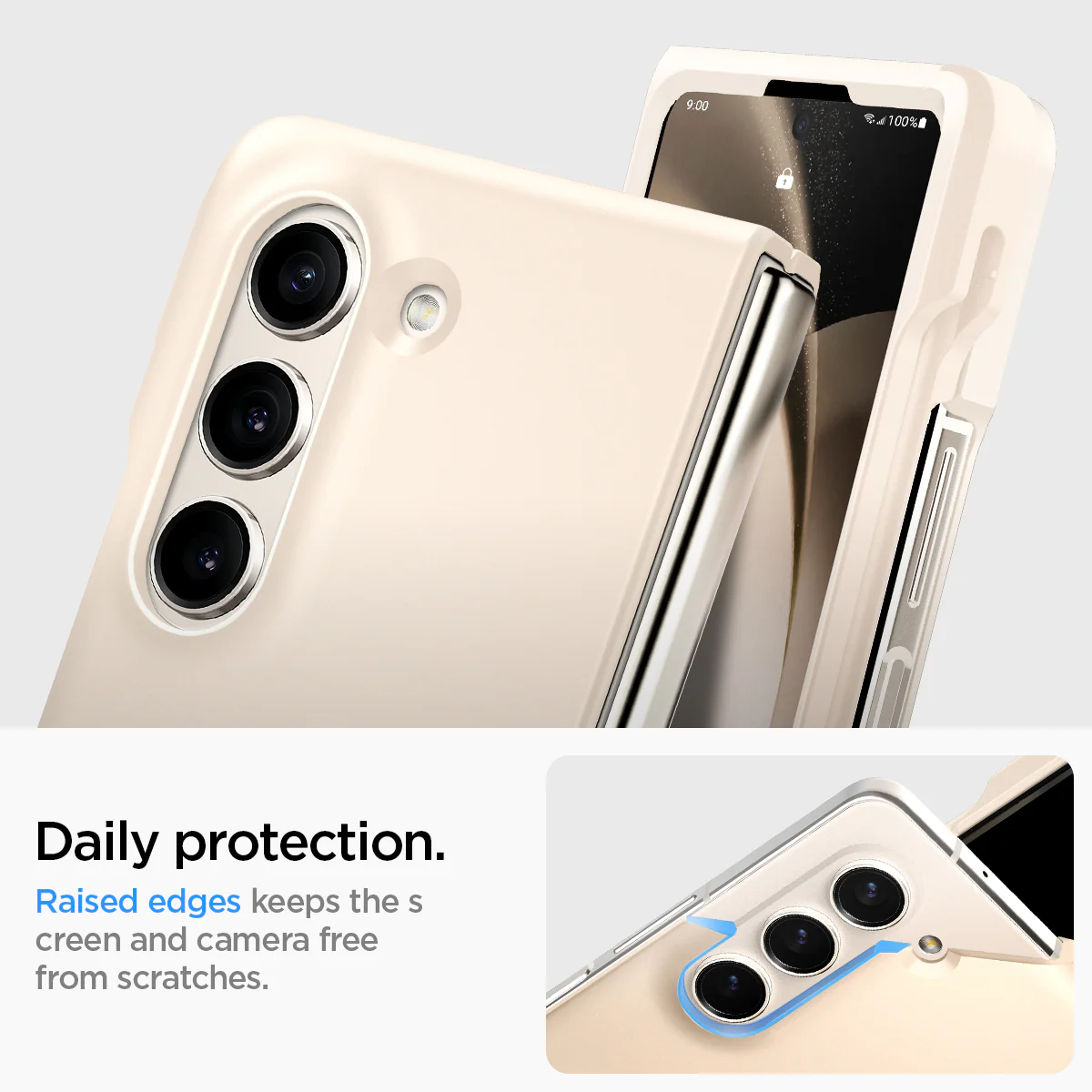 Galaxy Z Fold 5 Series - Back Cover Case Thin Fit P - Image 4
