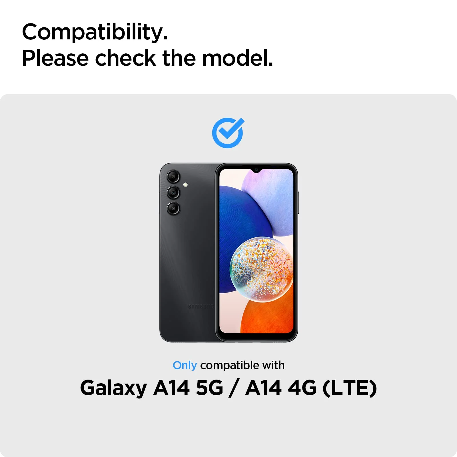 Glas.Tr Slim Tempered Glass Screen Protector Guard For Galaxy A14 5G / 4G (Lte) - 2 Pack - Image 2