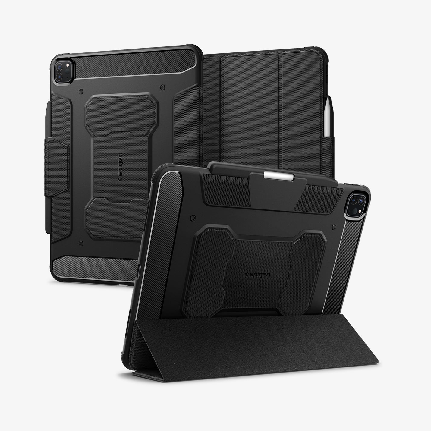 iPad Pro Series - Rugged Armor Pro Full Cover Folio Case - Image 3