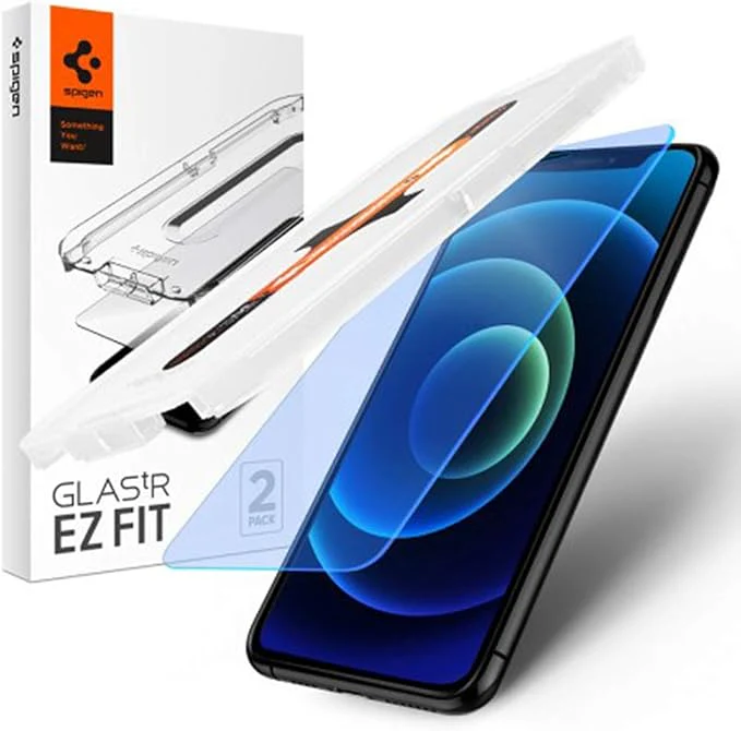 iPhone 12 Pro Max Screen Protector EZ FIT GLAS.tR SLIM Anti-Blue Light (Pack of 2) - Image 2