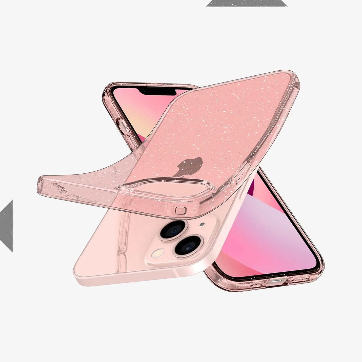iPhone 13 Series - Liquid Crystal Glitter Back Cover Case - Image 45
