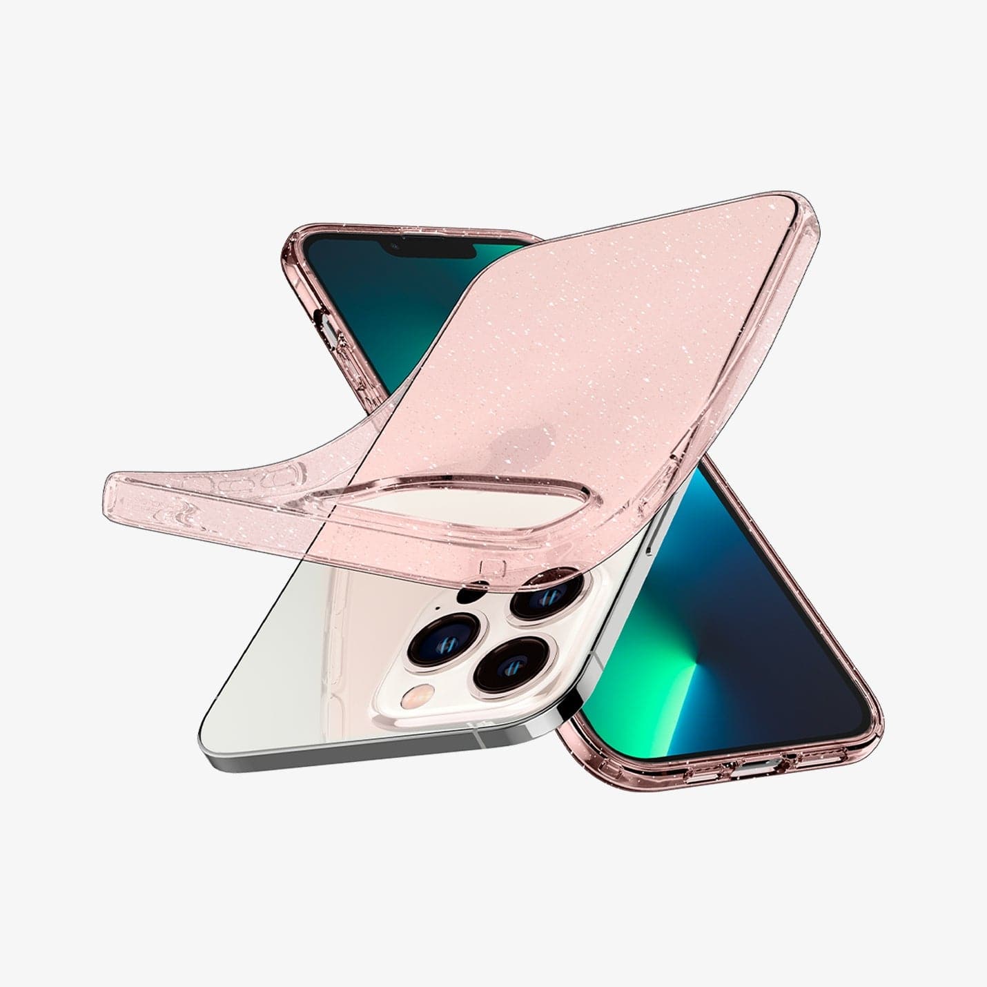 iPhone 13 Series - Liquid Crystal Glitter Back Cover Case - Image 9