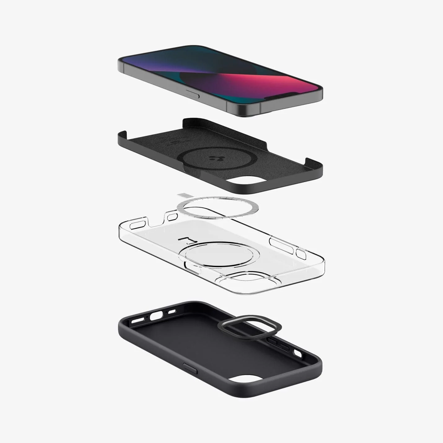 iPhone 13 Series - Silicone Fit (MagFit) Back Cover Case - Image 23