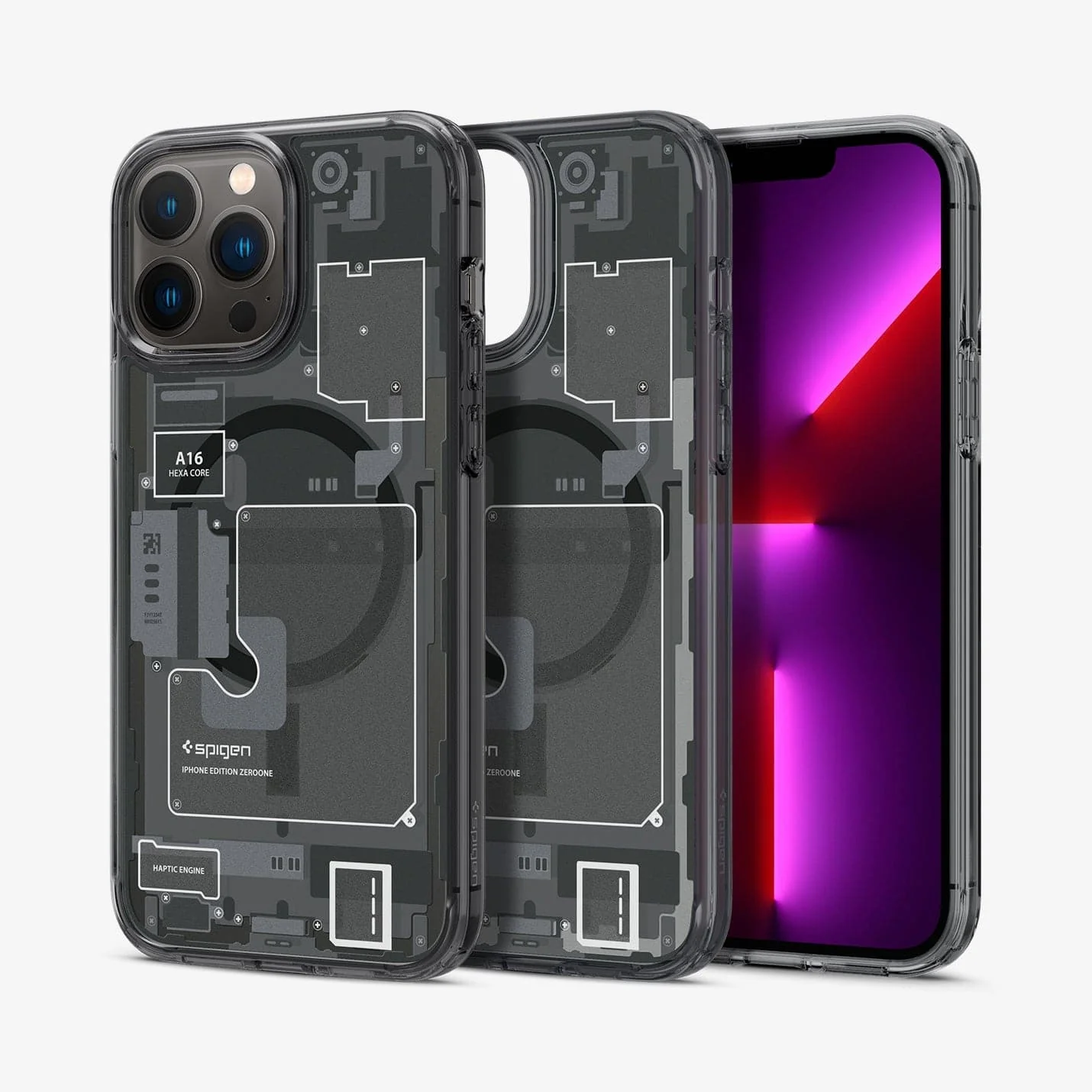 iPhone 13 Series - Ultra Hybrid (MagFit) Zero One Back Cover Case - Image 9