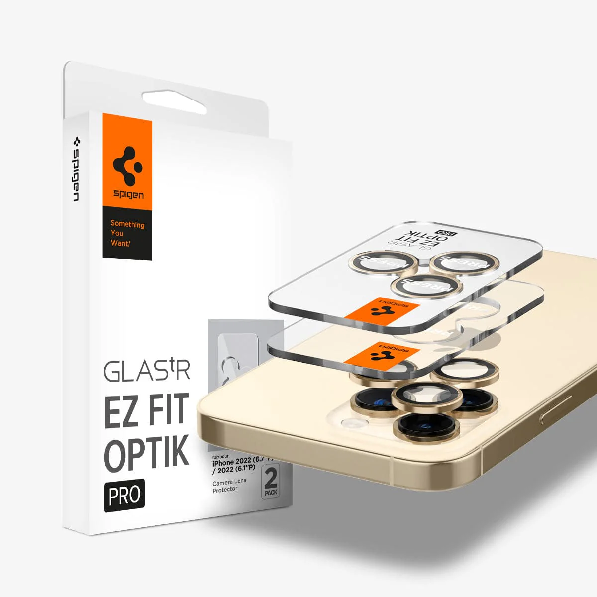 iPhone 14 Series - Camera Lens Protector EZ Fit Optik Pro (Pack of 2) - Image 4
