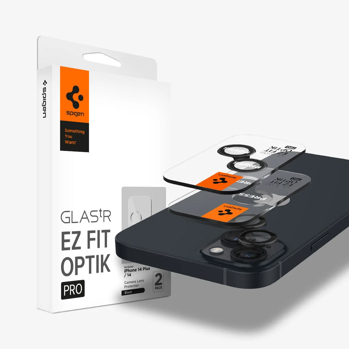 iPhone 14 Series - Camera Lens Protector EZ Fit Optik Pro (Pack of 2) - Image 5