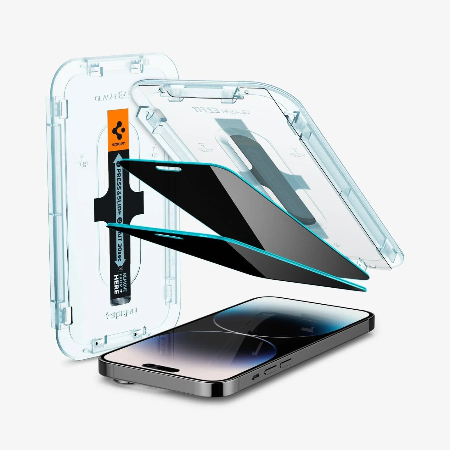 iPhone 14 Series - EZ Fit GLAS.tR Privacy (Pack of 2) - Image 2