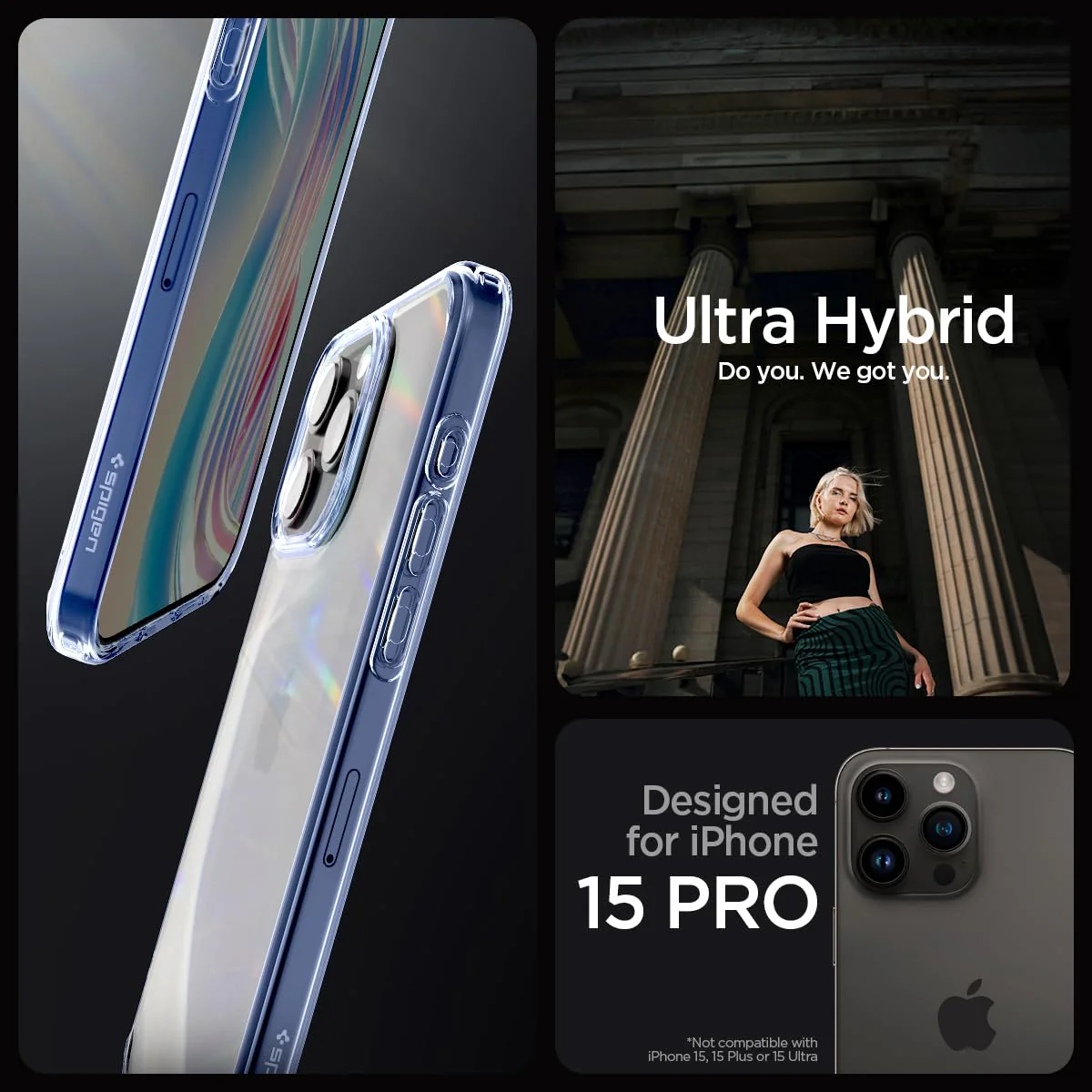 iPhone 15 Pro Ultra Hybrid Back Cover Case - Image 2
