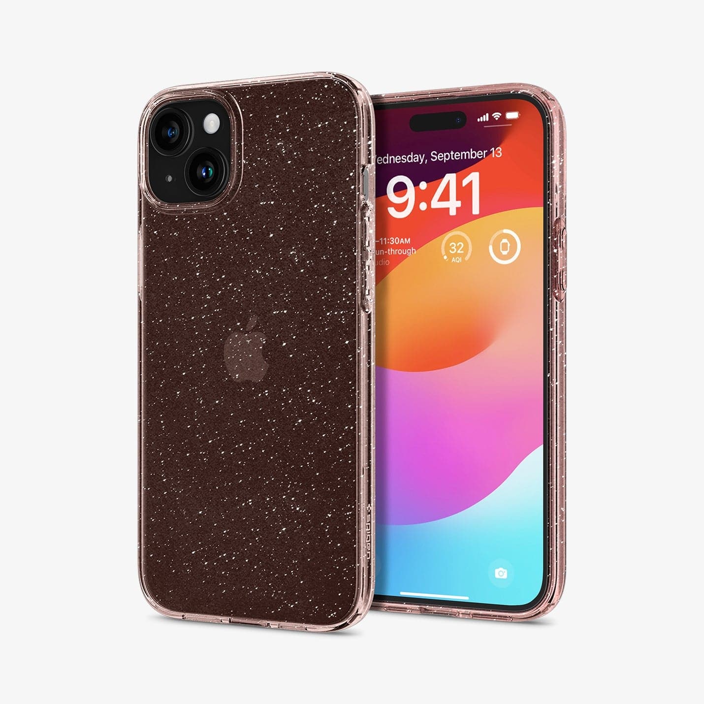 iPhone 15 Series - Liquid Crystal Glitter Back Cover Case - Image 13