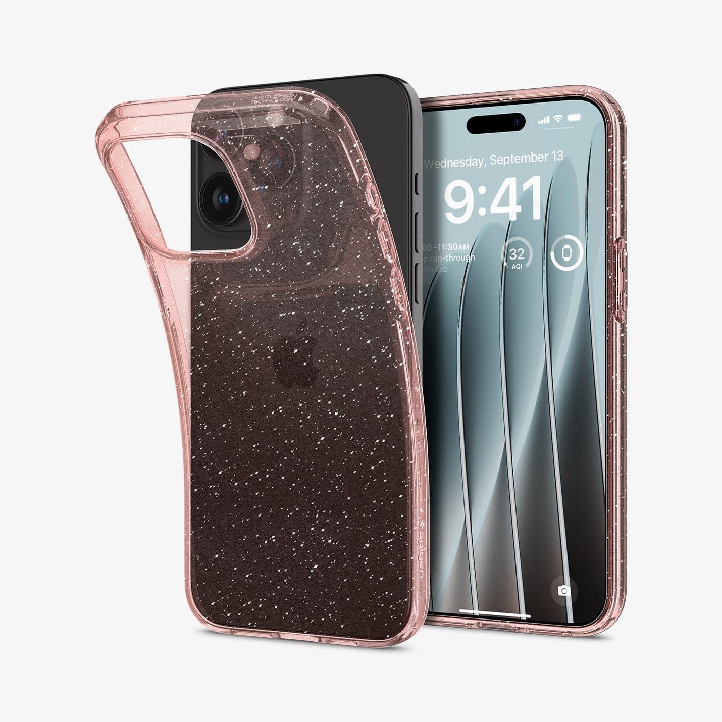 iPhone 15 Series - Liquid Crystal Glitter Back Cover Case - Image 35
