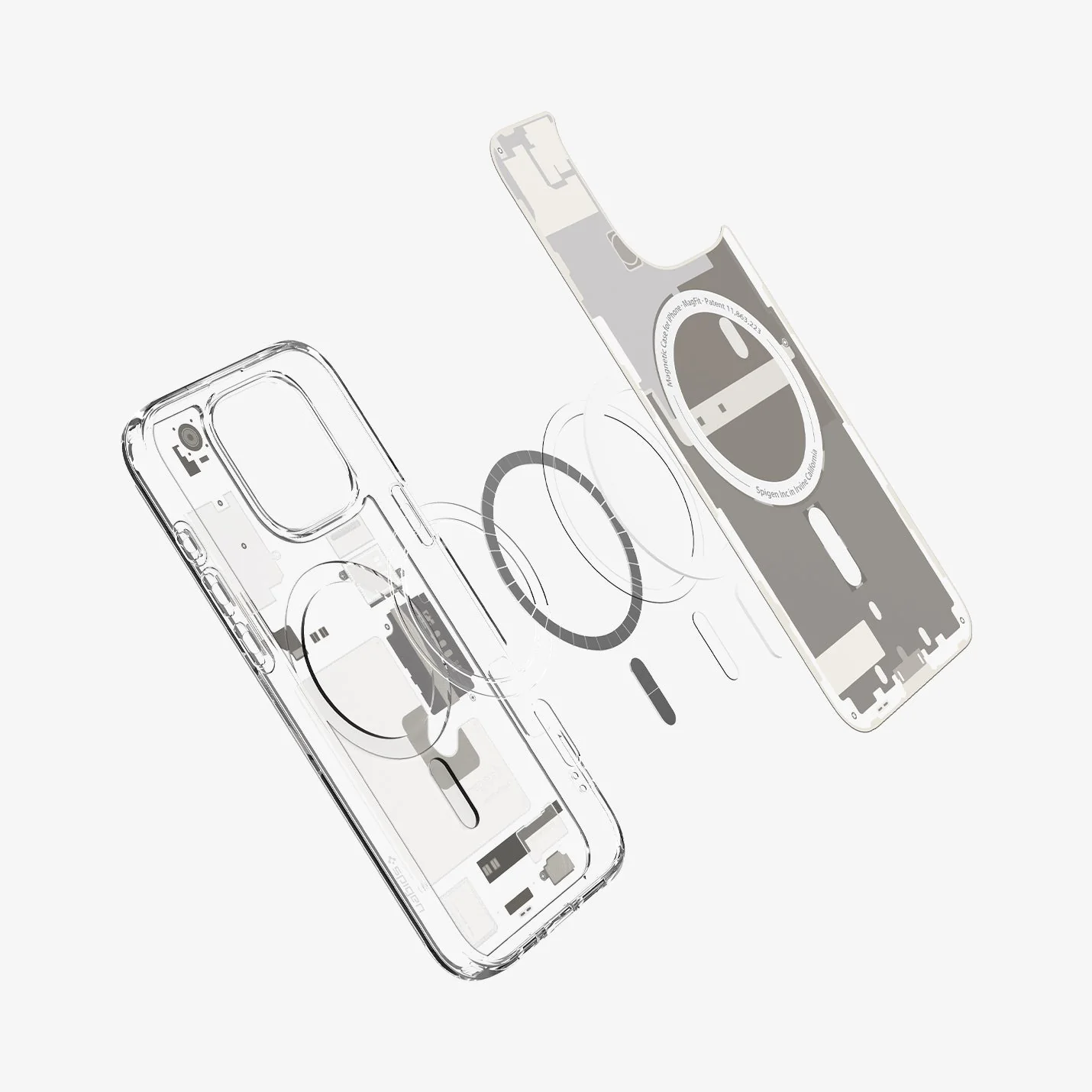 iPhone 16 Series - Ultra Hybrid Zero One (MagFit) Back Cover Case - Image 3