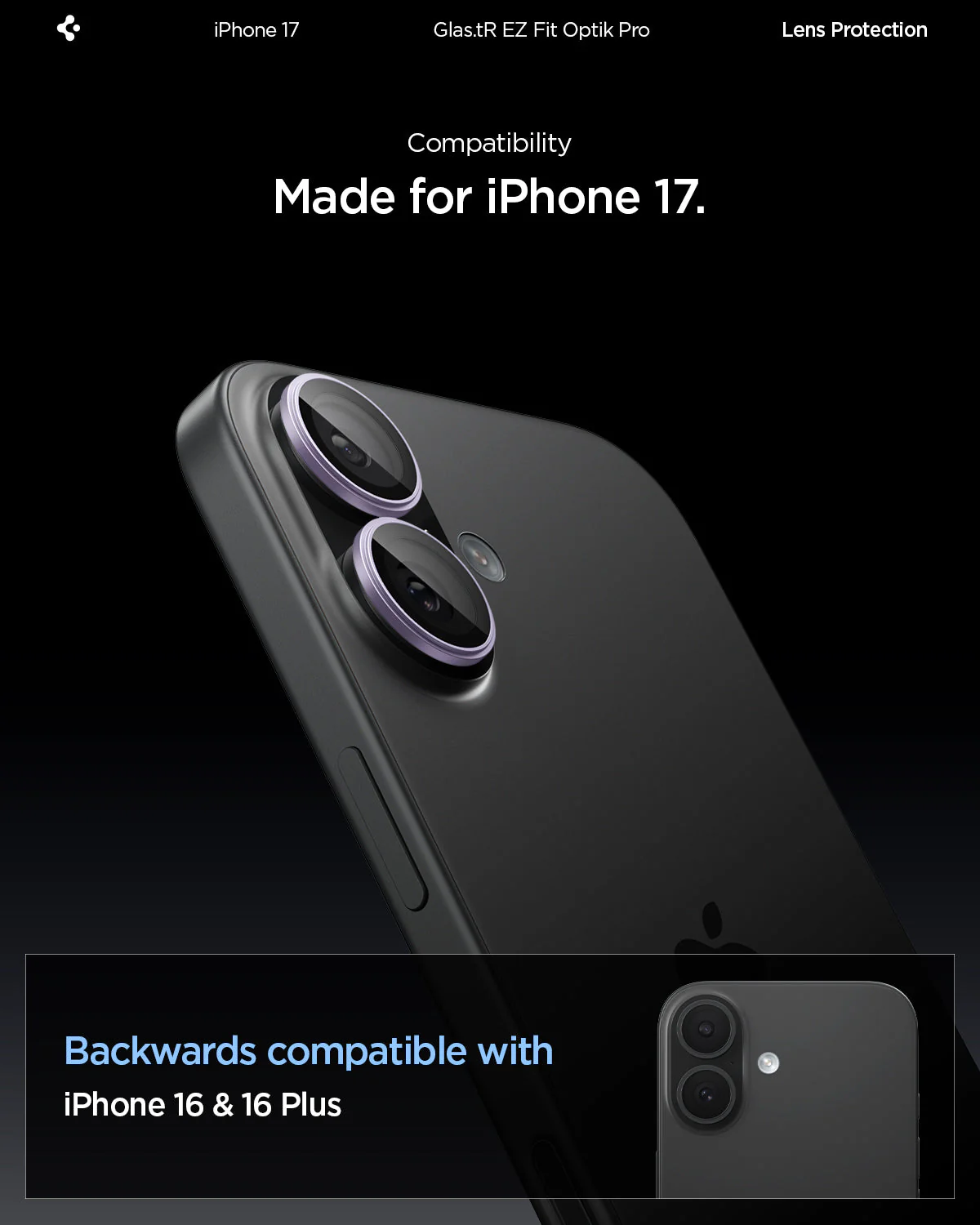 iPhone 17 Series - Optik Pro EZ Fit Lens Protector - Image 101