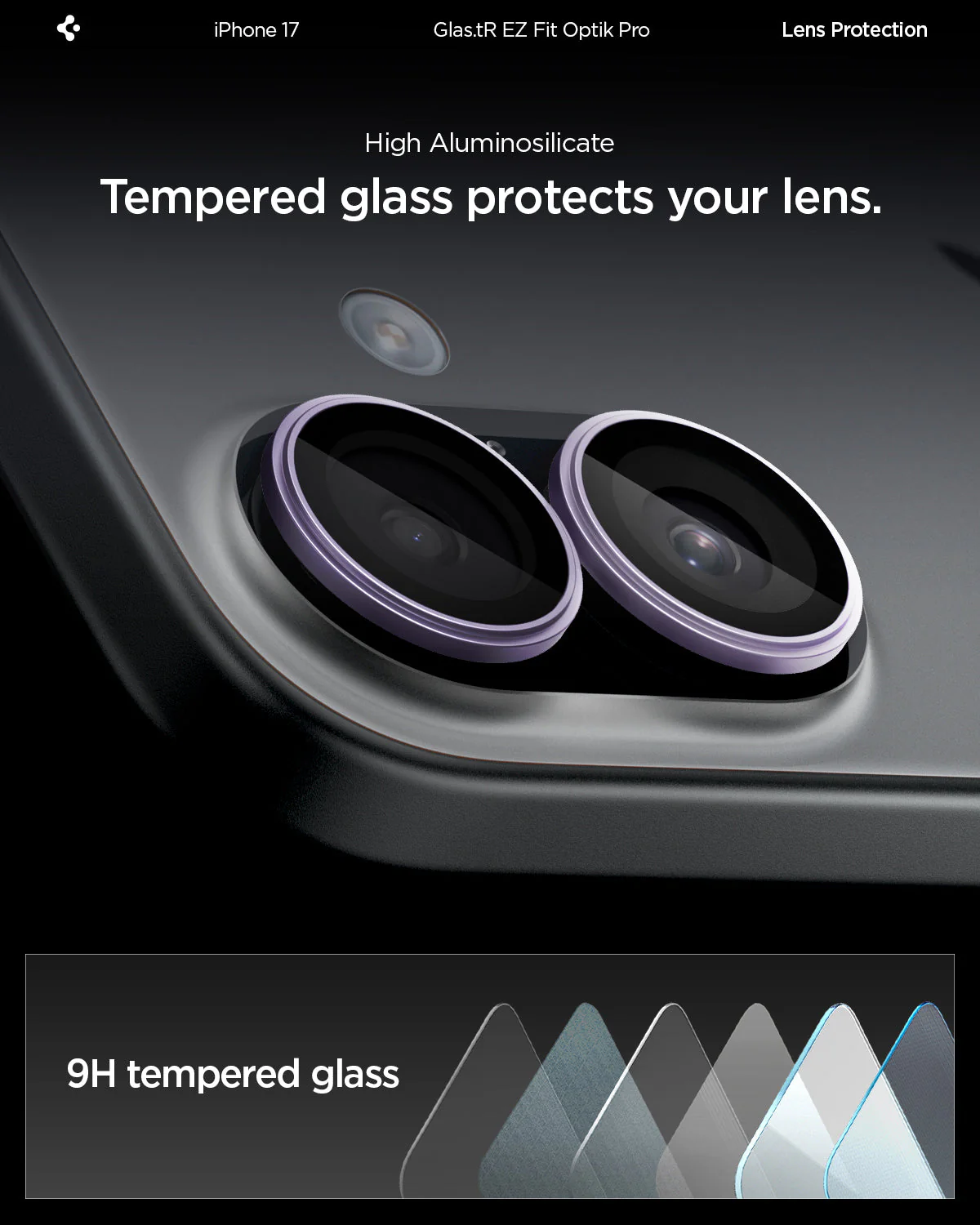 iPhone 17 Series - Optik Pro EZ Fit Lens Protector - Image 105