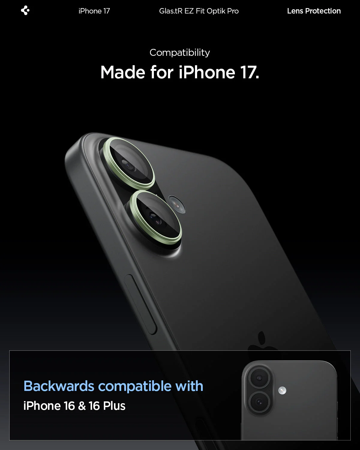 iPhone 17 Series - Optik Pro EZ Fit Lens Protector - Image 112