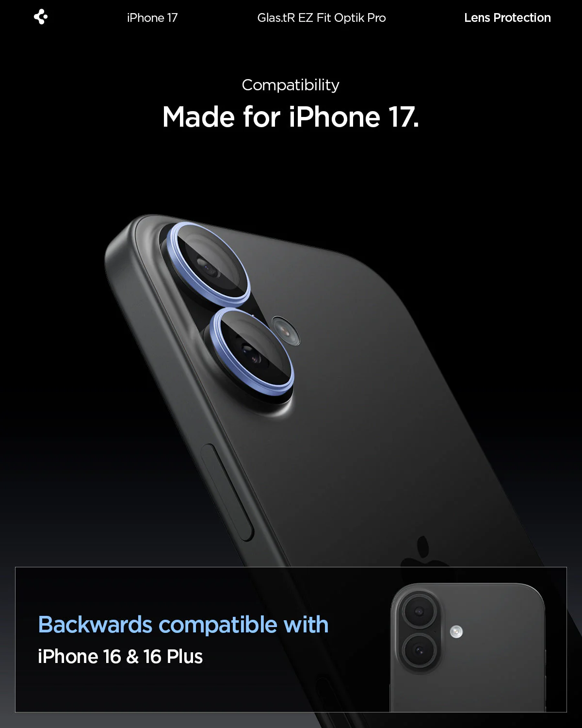 iPhone 17 Series - Optik Pro EZ Fit Lens Protector - Image 123