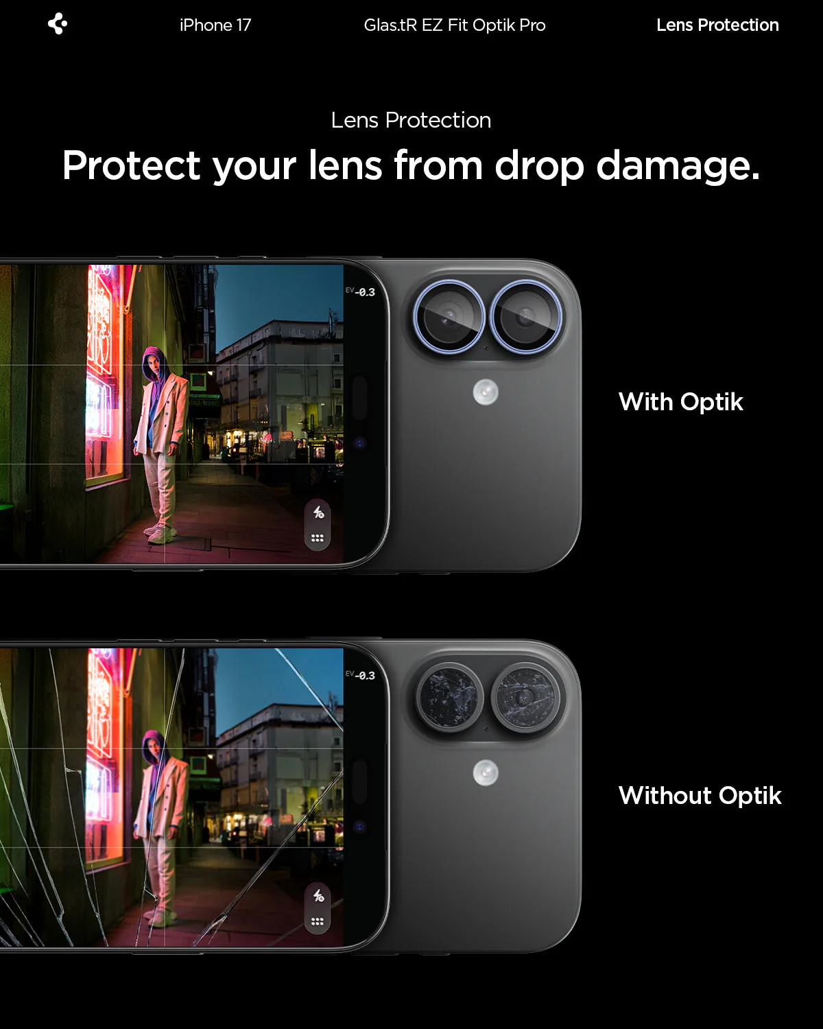 iPhone 17 Series - Optik Pro EZ Fit Lens Protector - Image 126