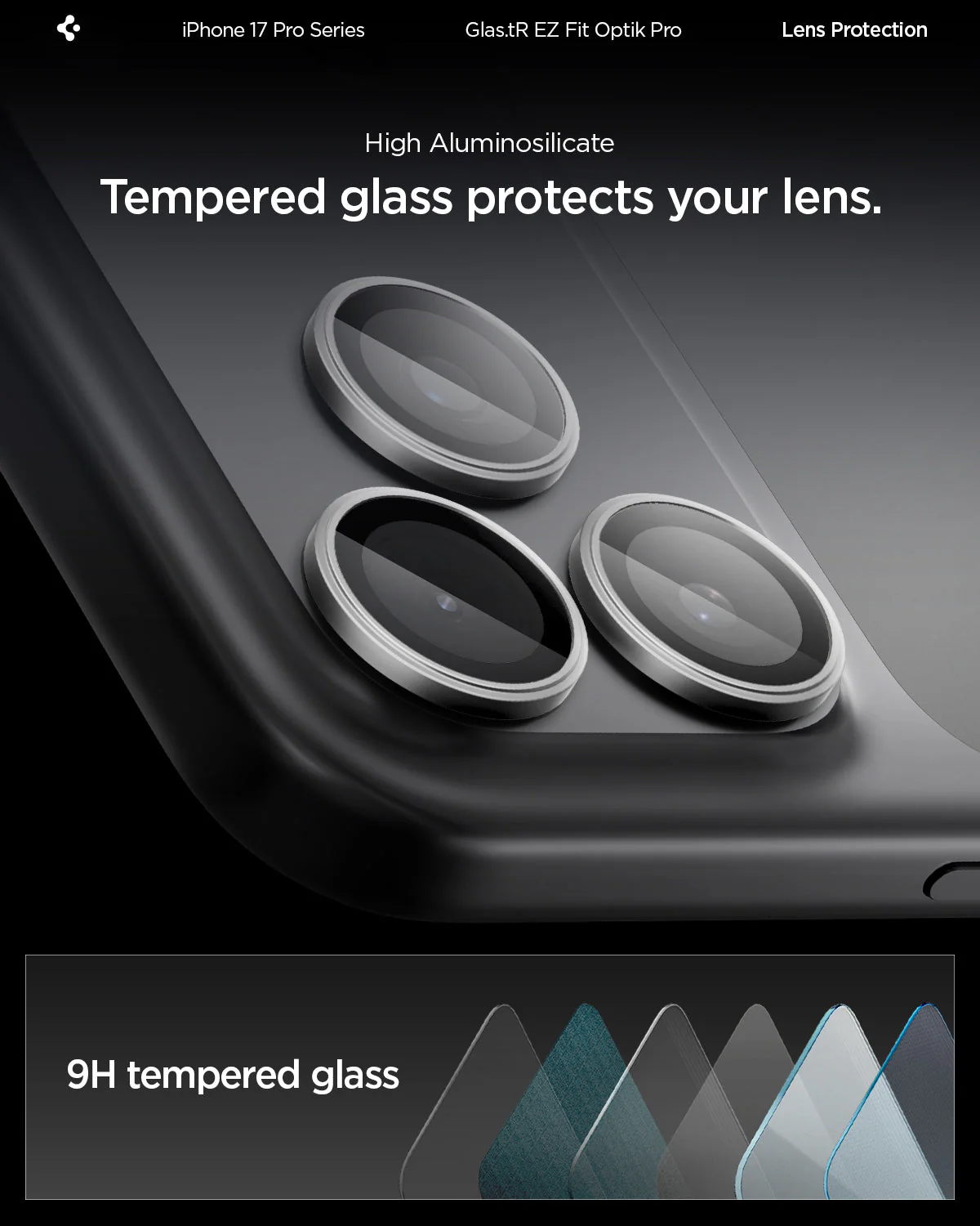 iPhone 17 Series - Optik Pro EZ Fit Lens Protector - Image 17