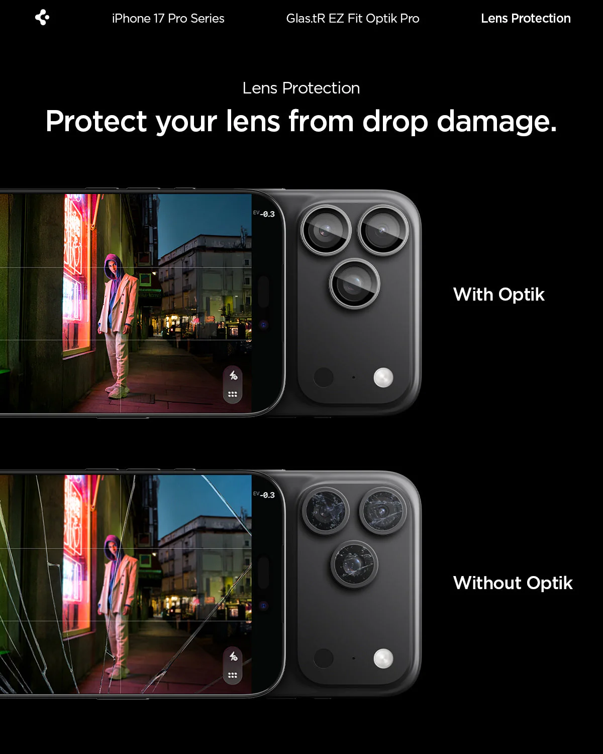 iPhone 17 Series - Optik Pro EZ Fit Lens Protector - Image 19