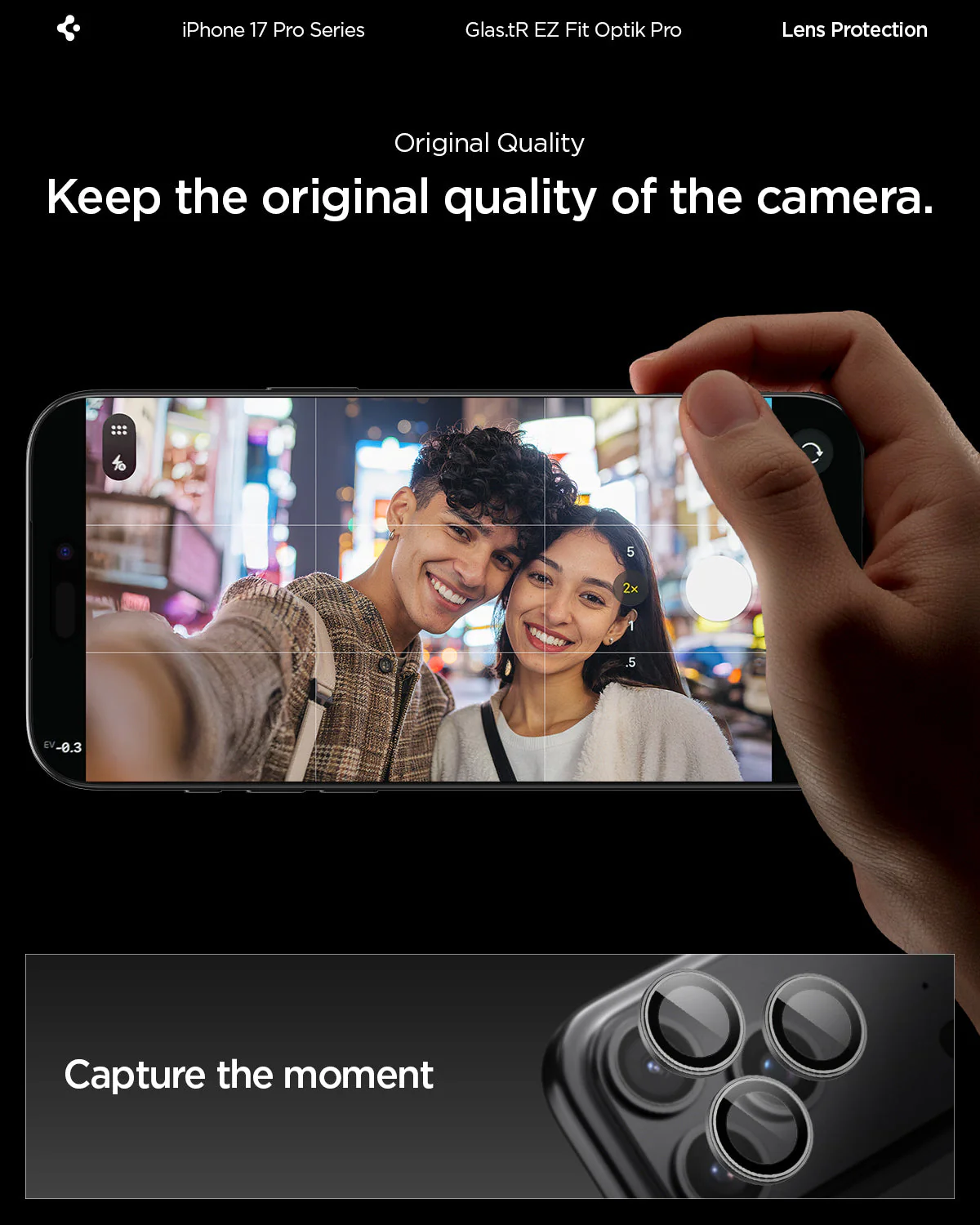 iPhone 17 Series - Optik Pro EZ Fit Lens Protector - Image 21