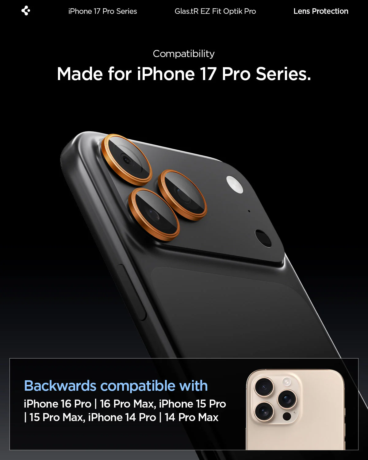 iPhone 17 Series - Optik Pro EZ Fit Lens Protector - Image 32