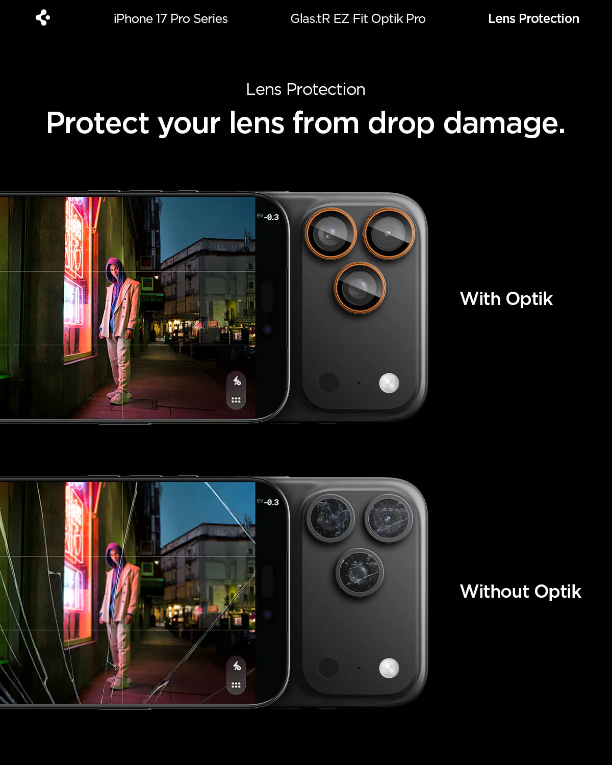 iPhone 17 Series - Optik Pro EZ Fit Lens Protector - Image 35