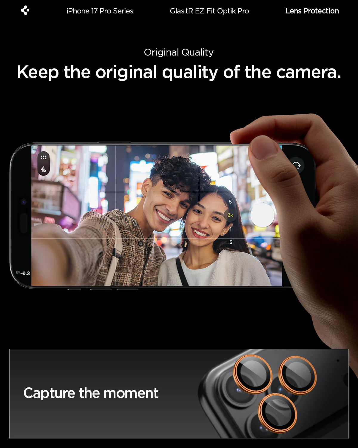 iPhone 17 Series - Optik Pro EZ Fit Lens Protector - Image 37