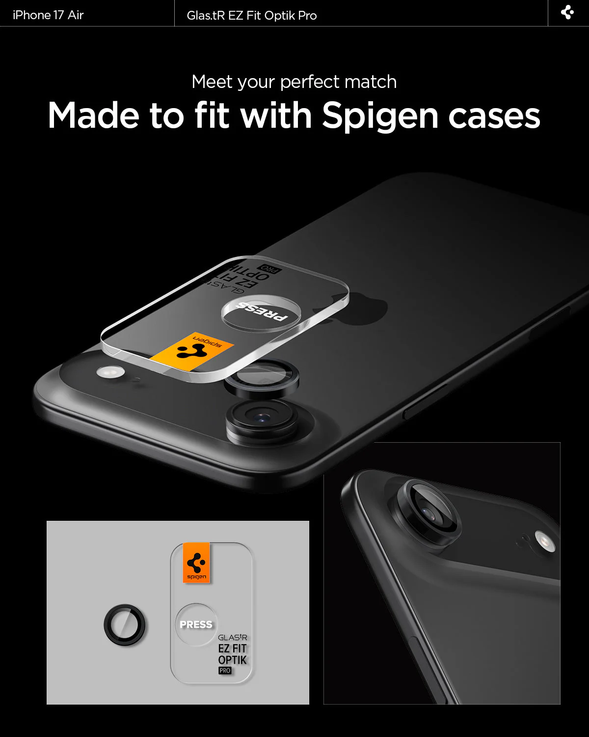 iPhone 17 Series - Optik Pro EZ Fit Lens Protector - Image 44
