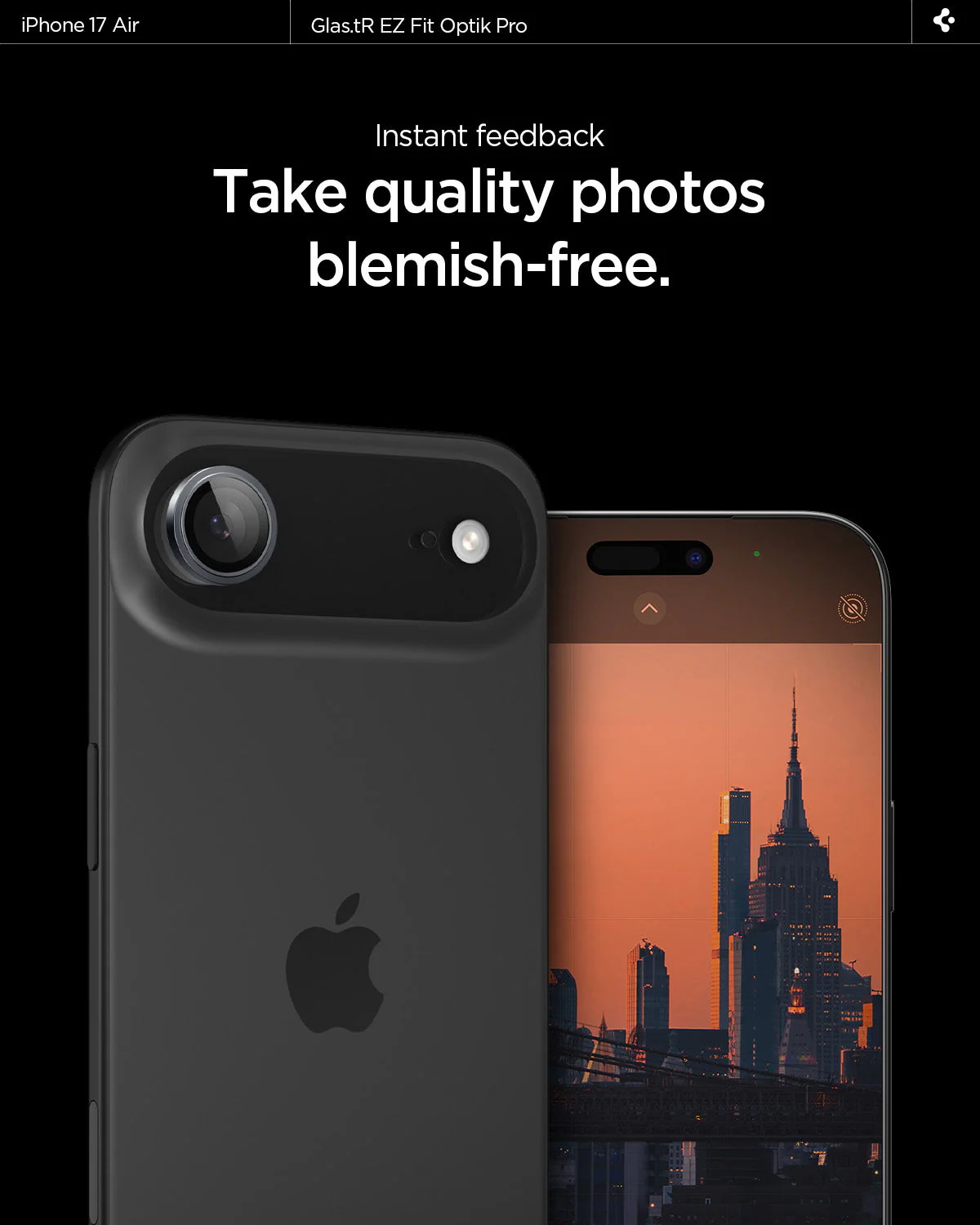 iPhone 17 Series - Optik Pro EZ Fit Lens Protector - Image 51
