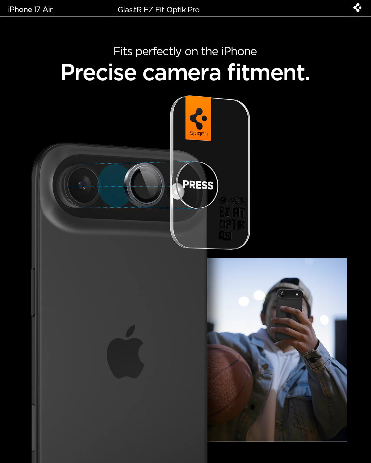 iPhone 17 Series - Optik Pro EZ Fit Lens Protector - Image 52