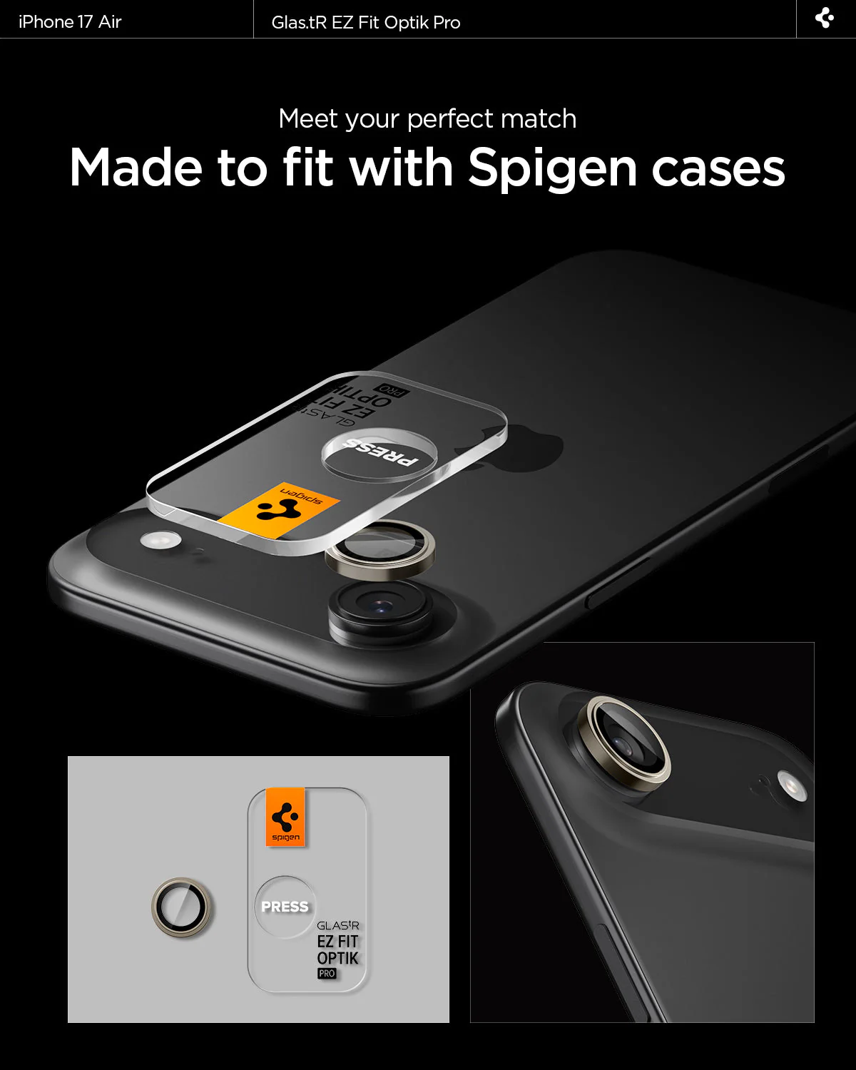 iPhone 17 Series - Optik Pro EZ Fit Lens Protector - Image 63