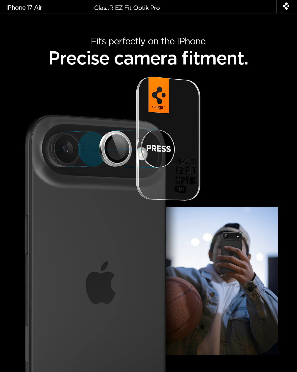 iPhone 17 Series - Optik Pro EZ Fit Lens Protector - Image 71