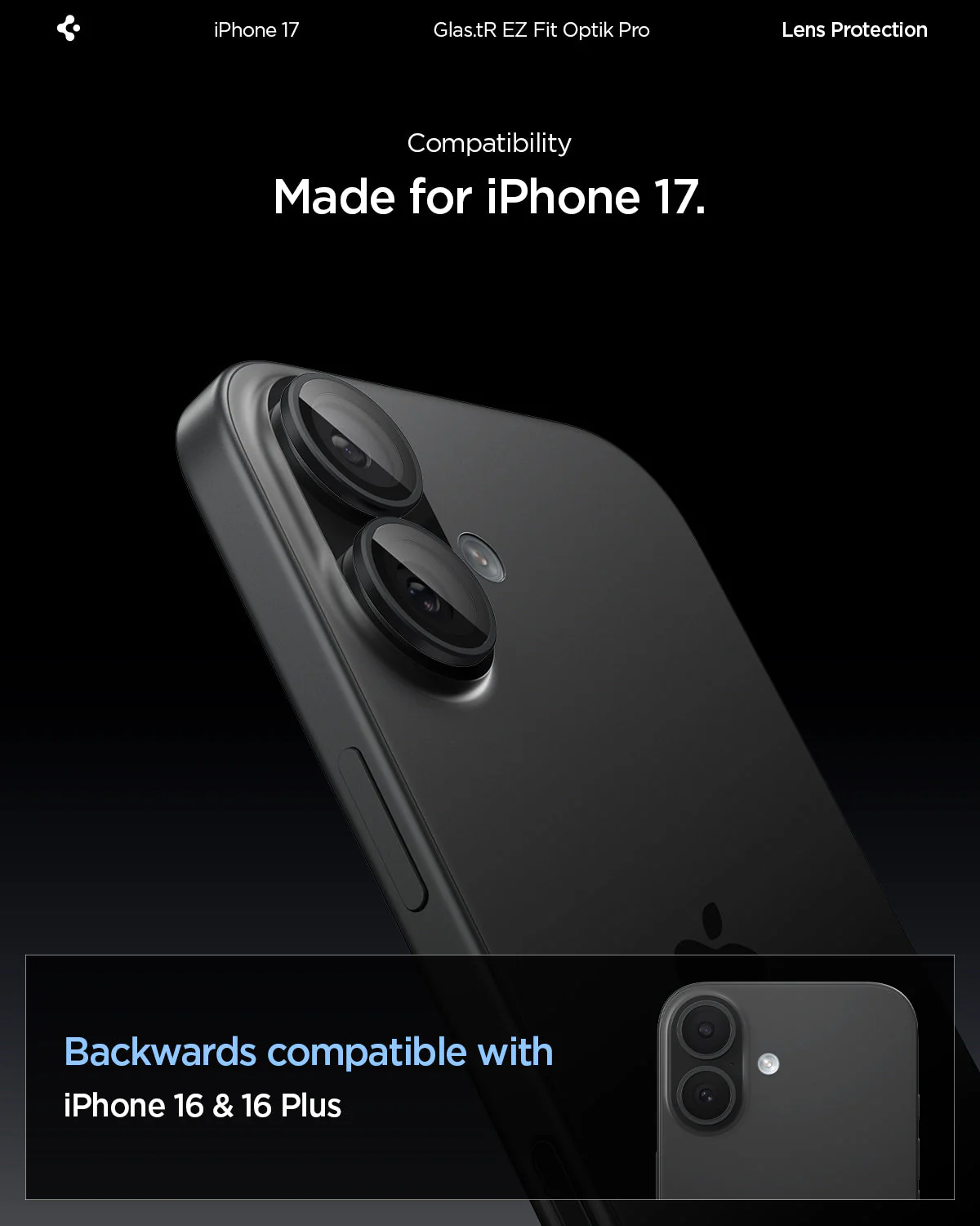 iPhone 17 Series - Optik Pro EZ Fit Lens Protector - Image 79