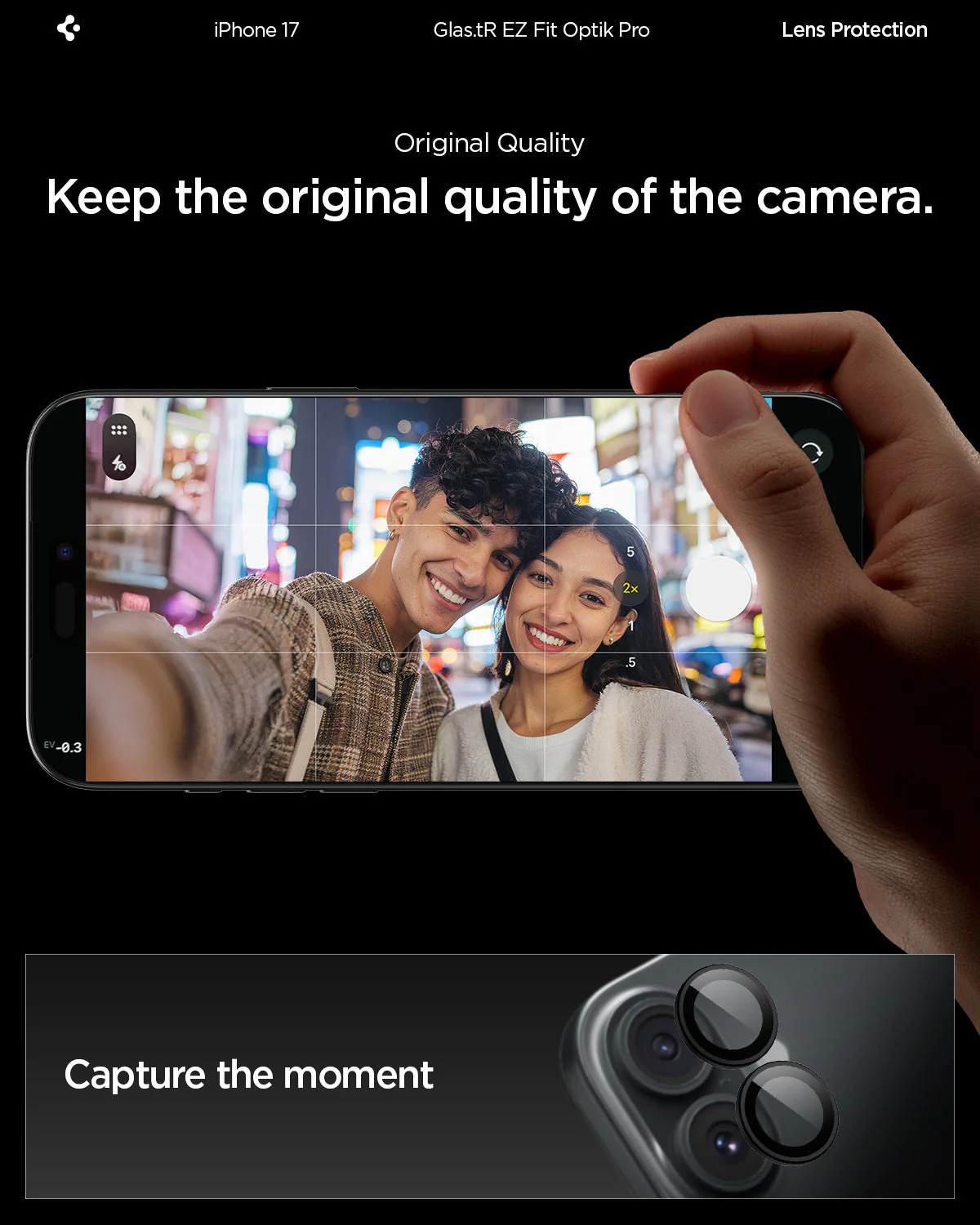 iPhone 17 Series - Optik Pro EZ Fit Lens Protector - Image 80