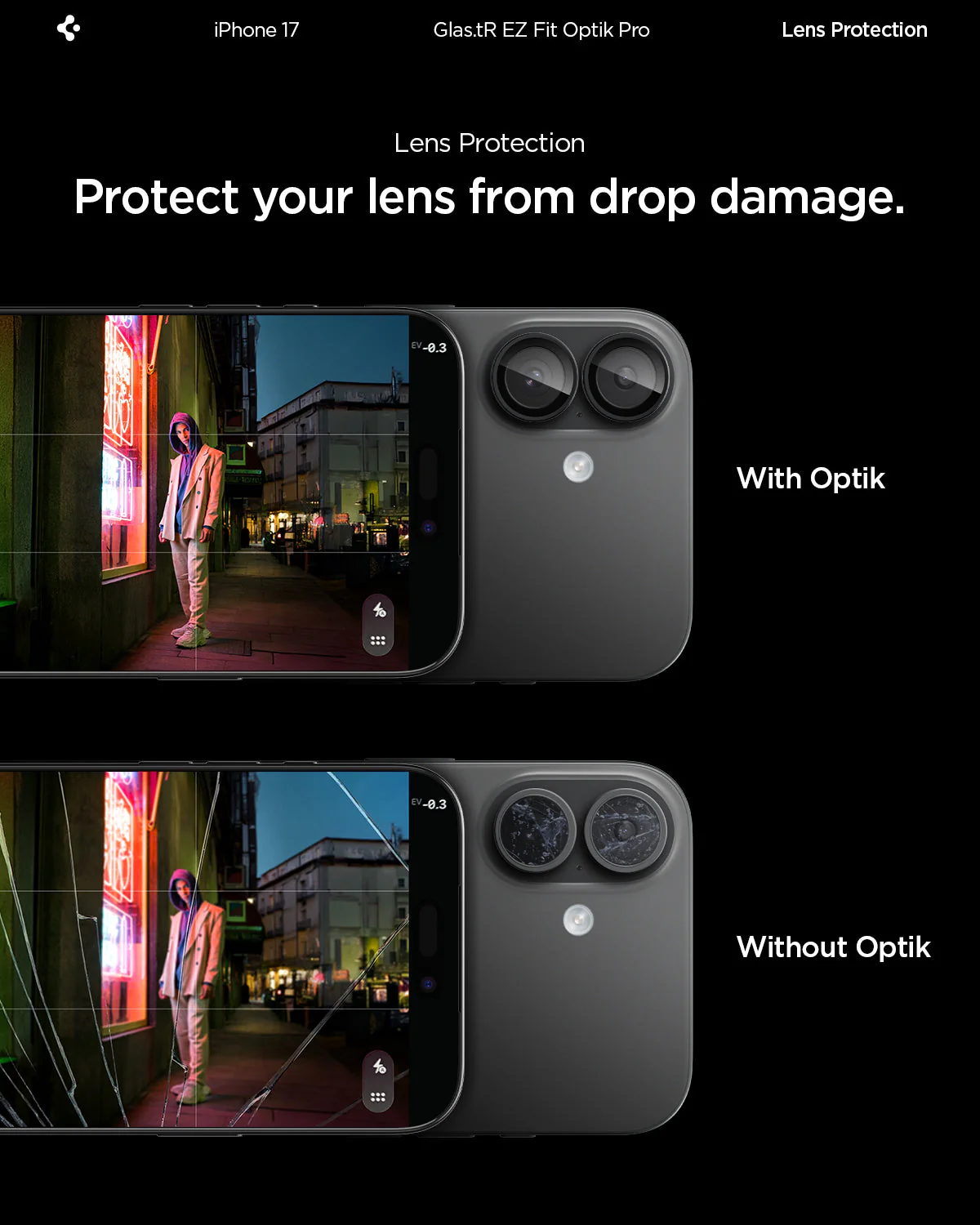 iPhone 17 Series - Optik Pro EZ Fit Lens Protector - Image 82