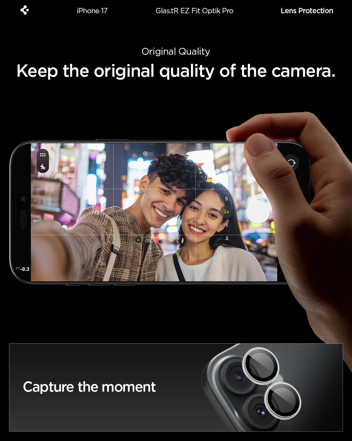 iPhone 17 Series - Optik Pro EZ Fit Lens Protector - Image 91
