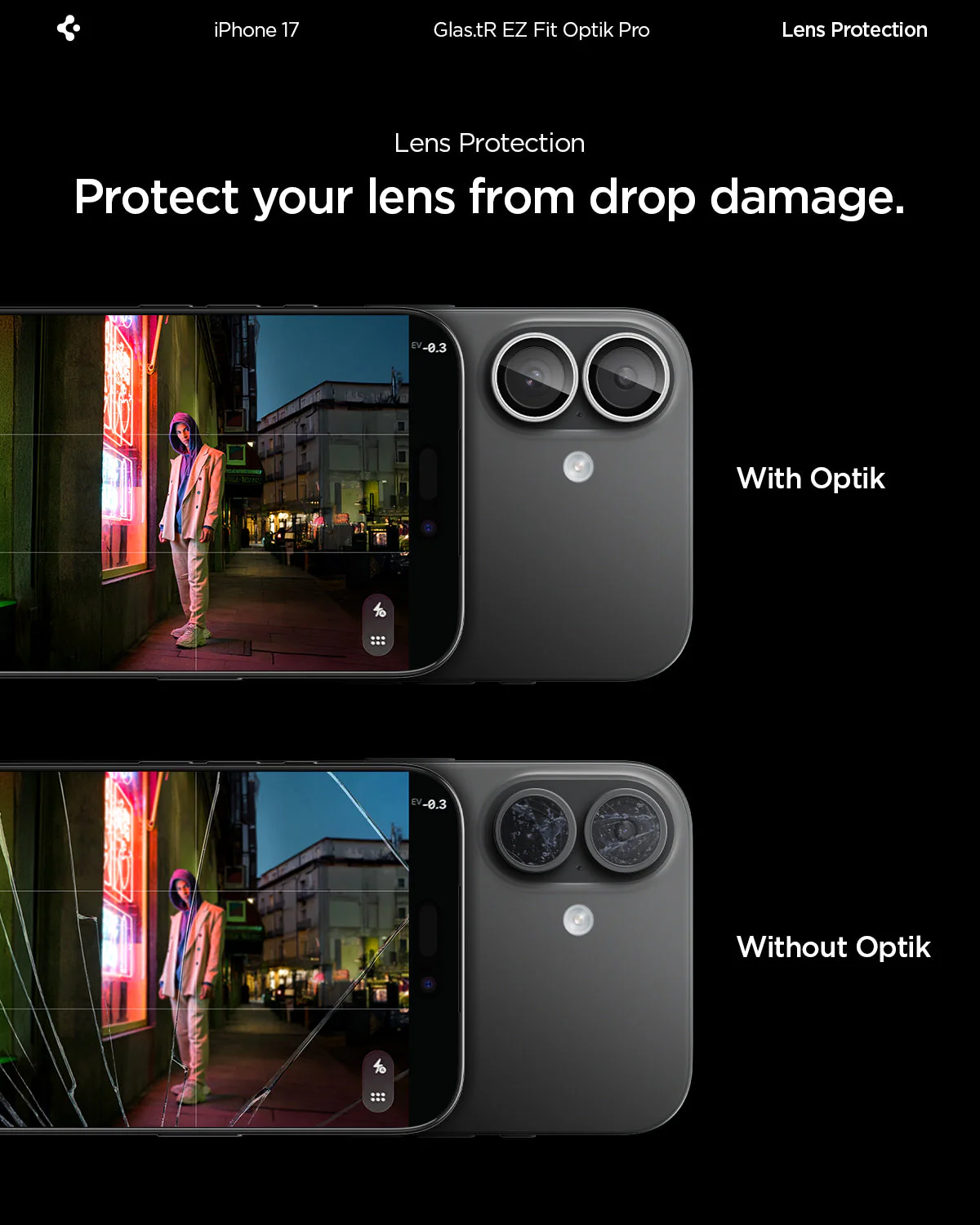 iPhone 17 Series - Optik Pro EZ Fit Lens Protector - Image 93